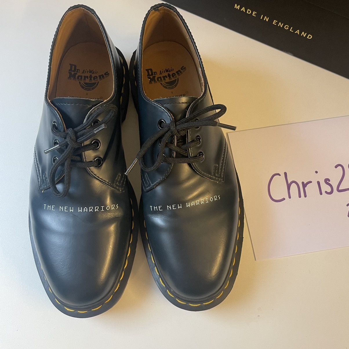 Undercover Undercover x Dr Martens 1461 Navy derby | Grailed