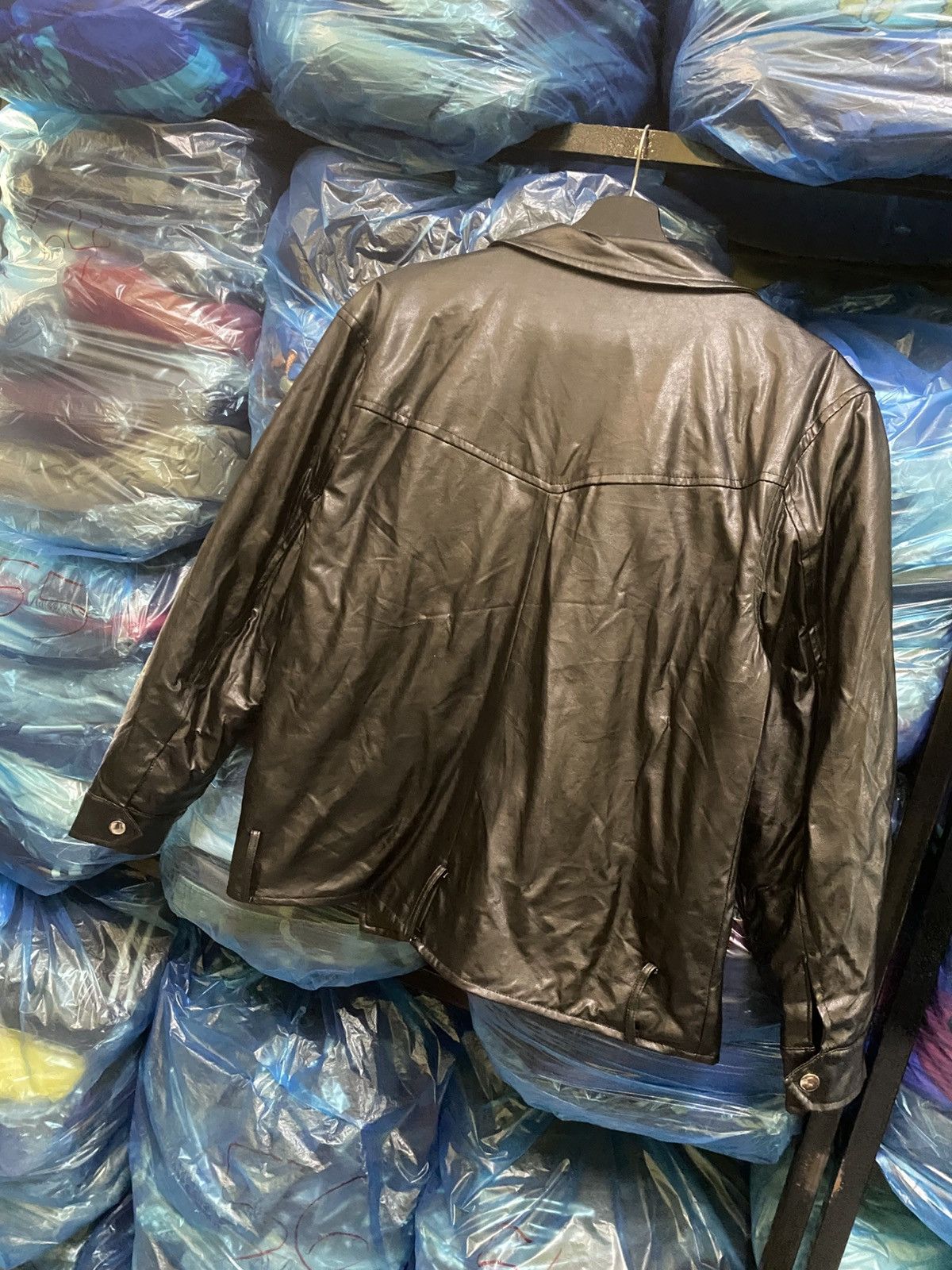 Other Vintage 2011 DORA Black Leather Biker Jacket Quilted Lining Size US S / EU 44-46 / 1 - 9 Thumbnail