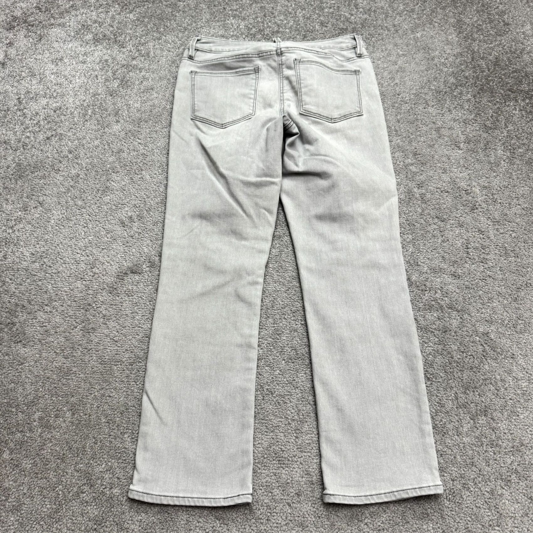 Athleta Athleta Sculptek Jeans Womens 6 Gray Kenai Mint Mid Rise Stretch Denim Skinny Size 28" / US 6 / IT 42 - 2 Thumbnail