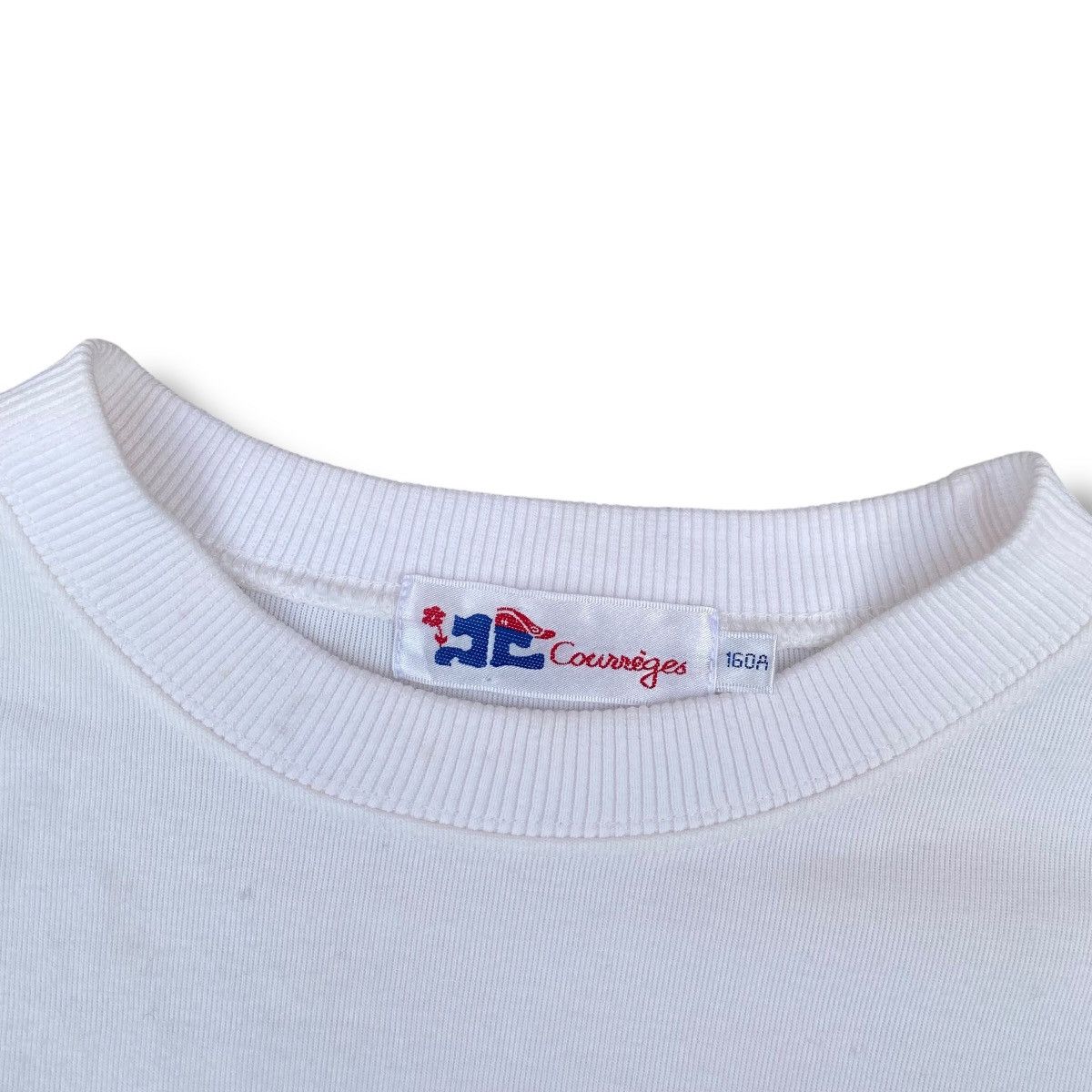 Courreges × Vintage Vintagew Courreges Embroidered Spell Out Logo Sweatshirt. Size S / US 4 / IT 40 - 3 Thumbnail