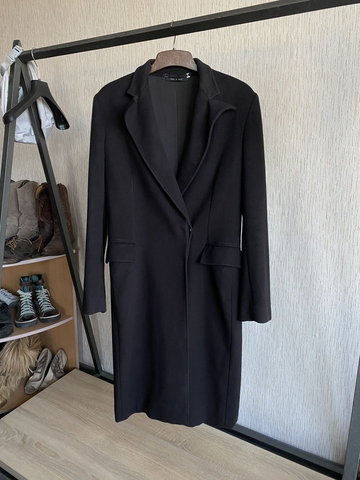 Gucci By Tom Ford Flannel Wool/Cashmere Coat
