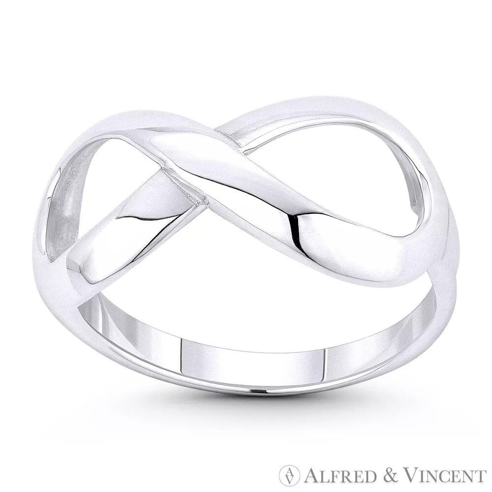 Other Infinity Symbol/Figure 8 (9mm) Charm Stackable Ring Size ONE SIZE - 1 Preview