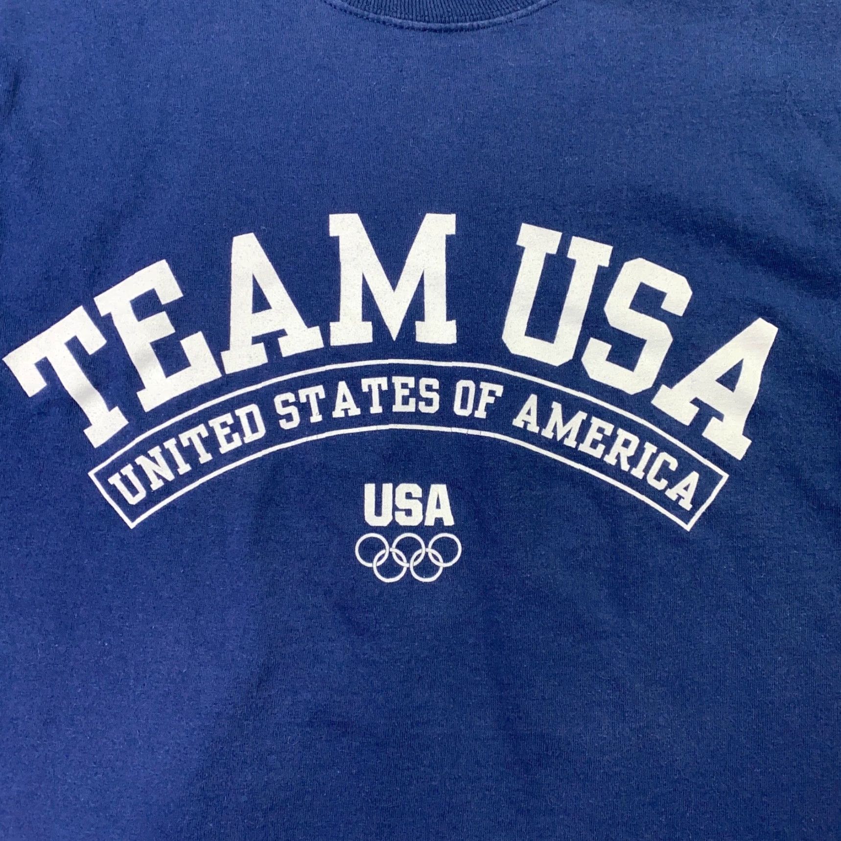 Hanes Team USA Olympics Shirt Mens Large Blue Size US M / EU 48-50 / 2 - 2 Thumbnail