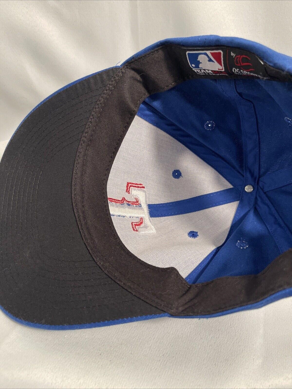 Designer Texas Rangers Baseball Cap Adjustable Hat BLUE MLB OSFM Size ONE SIZE - 6 Thumbnail
