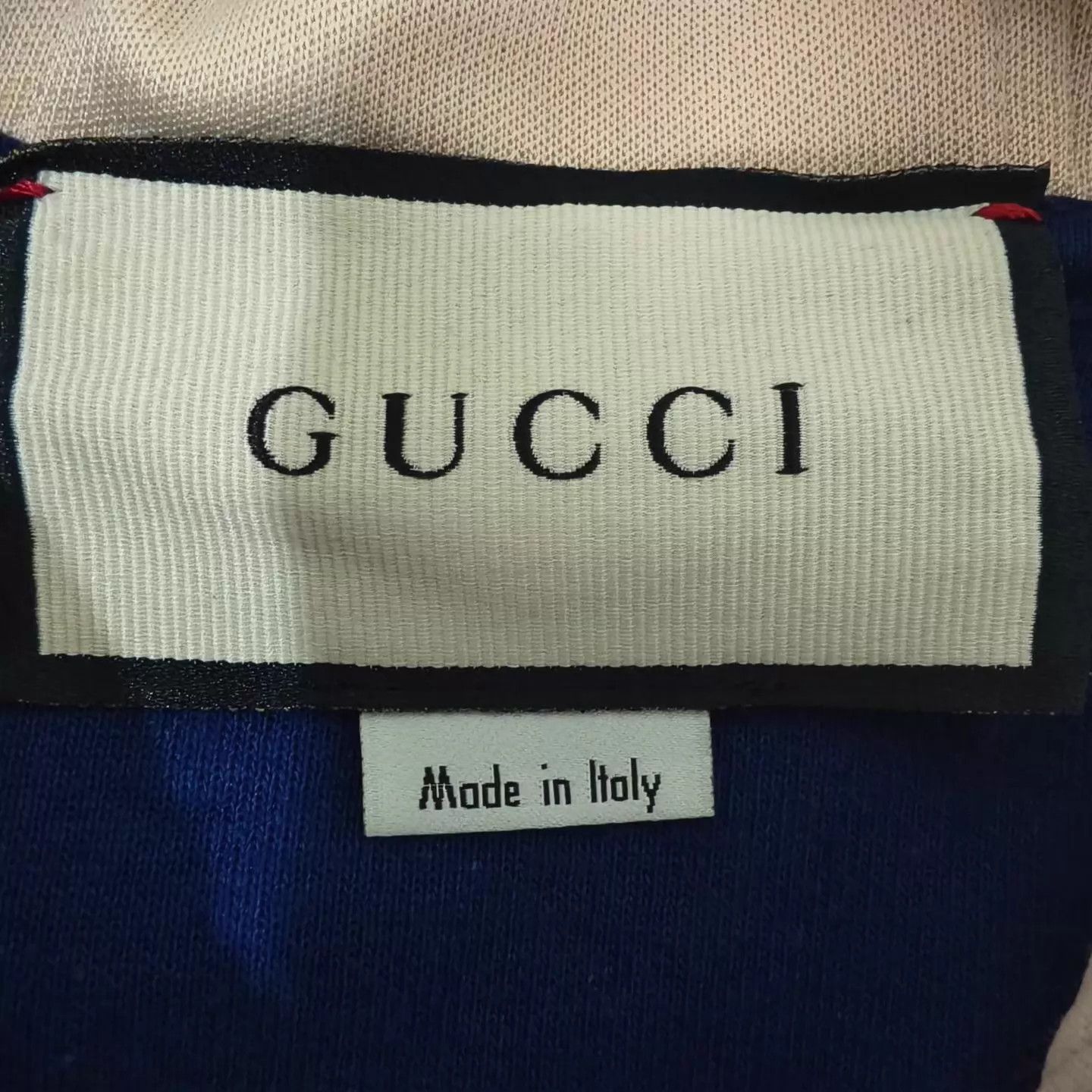 Gucci Gucci Deep Blue Side Logo Stripe Panel Zip Jacket S Size US S / EU 44-46 / 1 - 4 Thumbnail