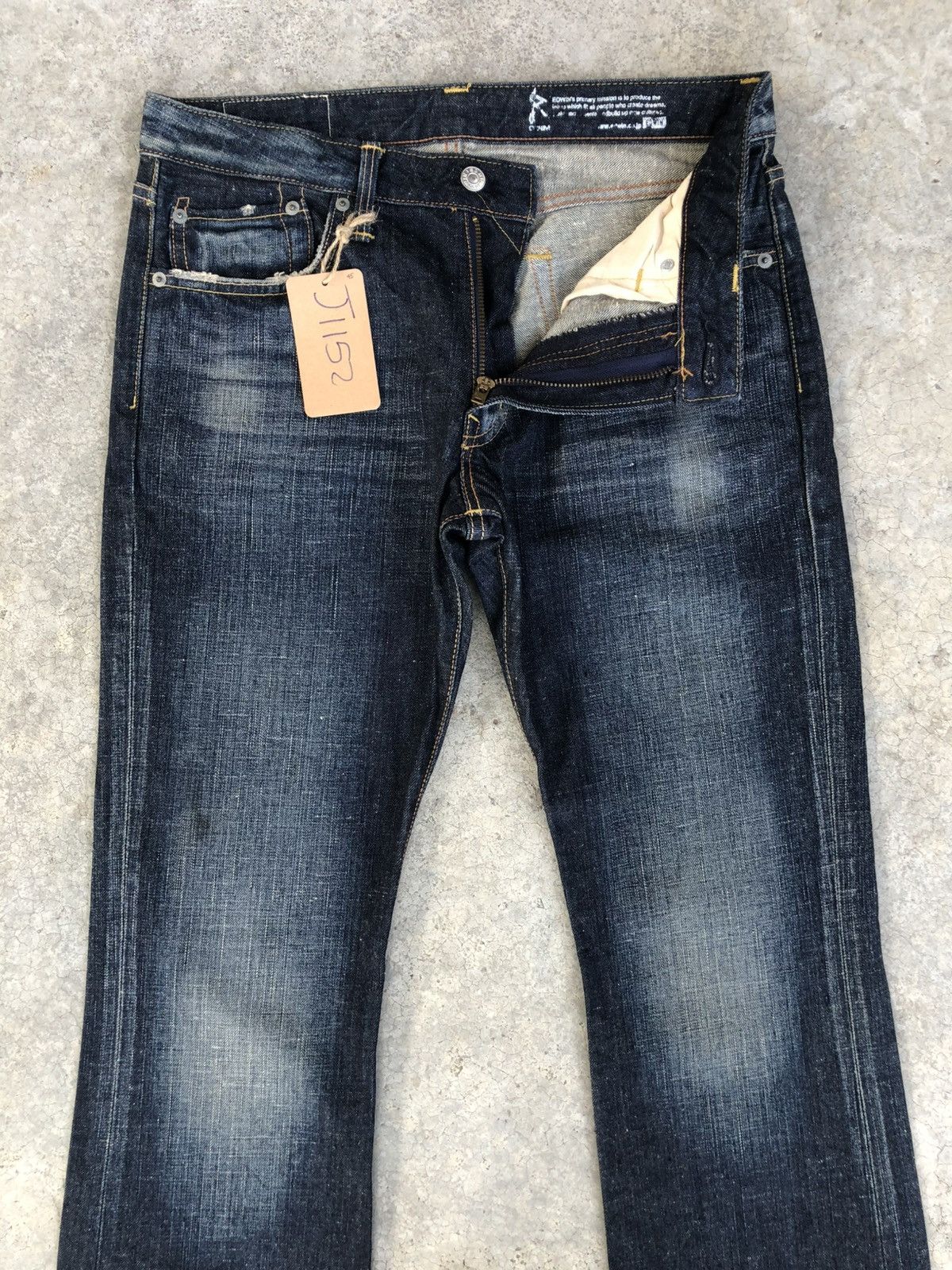 If Six Was Nine Japanese Edwin 511 R Flared Jeans Distressed Jeans Size US 31 - 3 Thumbnail