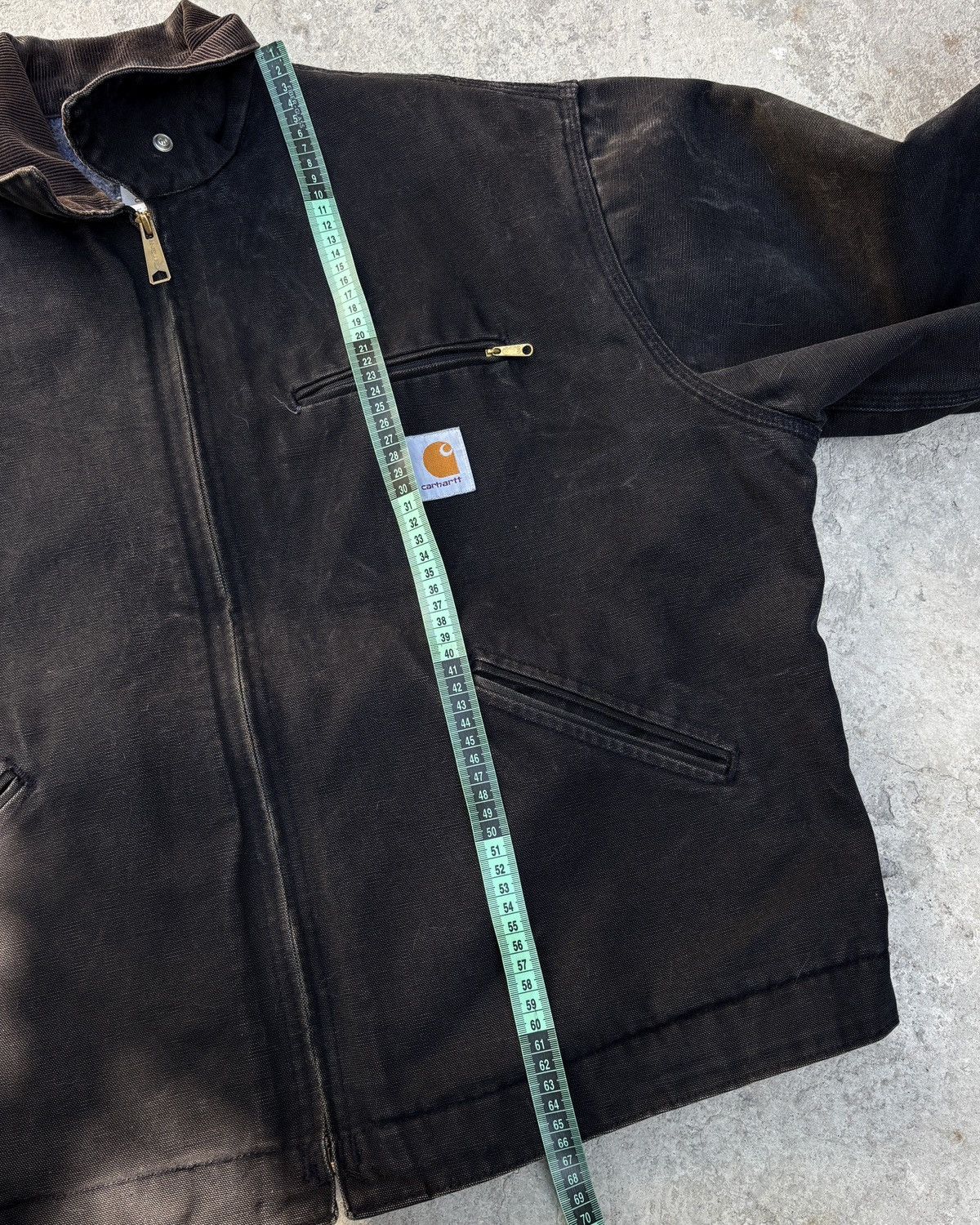 Carhartt Vintage Carhartt Detroit Jacket Faded Black Size US XL / EU 56 / 4 - 14 Thumbnail