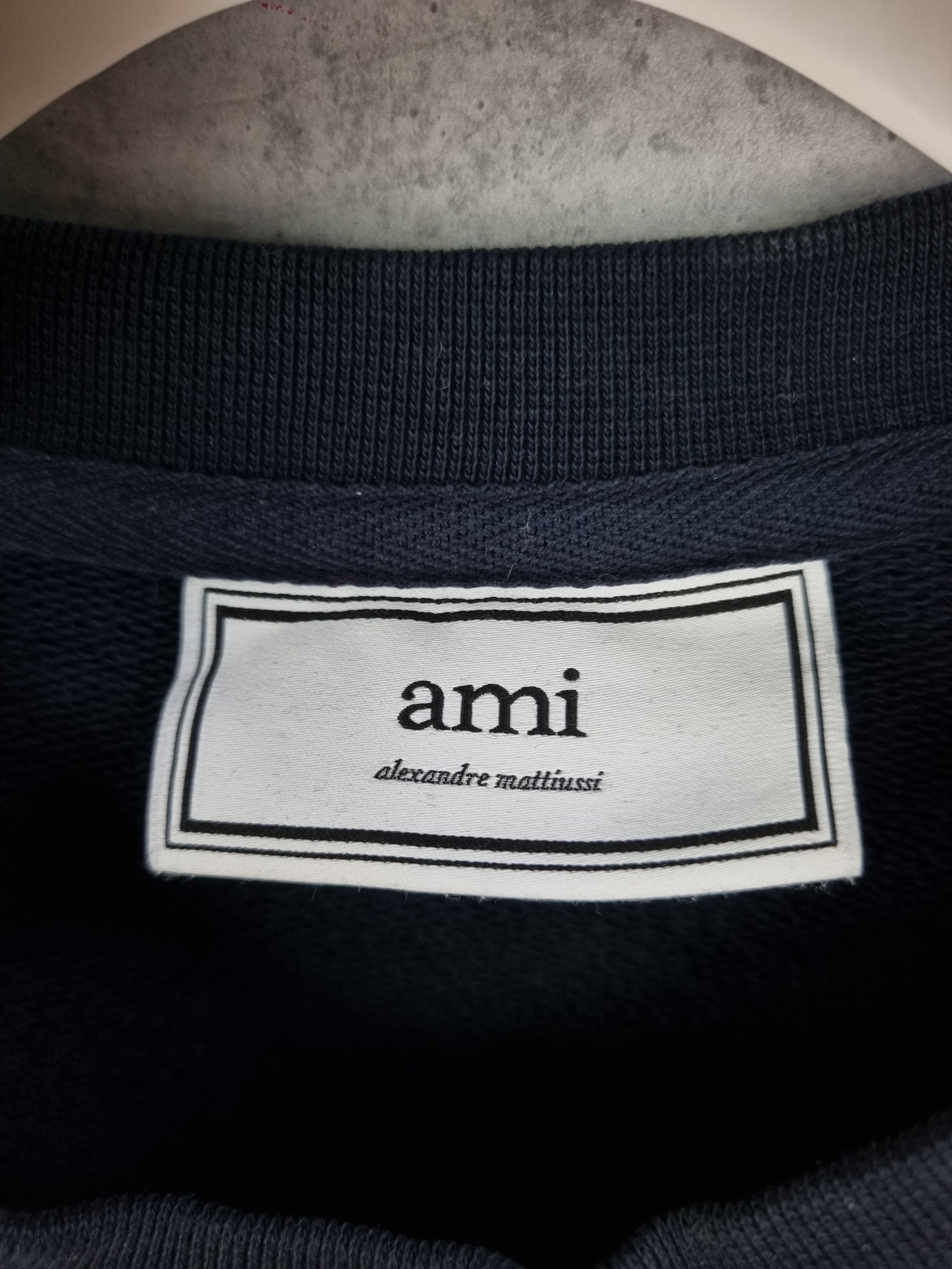 AMI AMI Spellout Embroidered Big Logo Sweatshirt Size S / US 4 / IT 40 - 3 Thumbnail