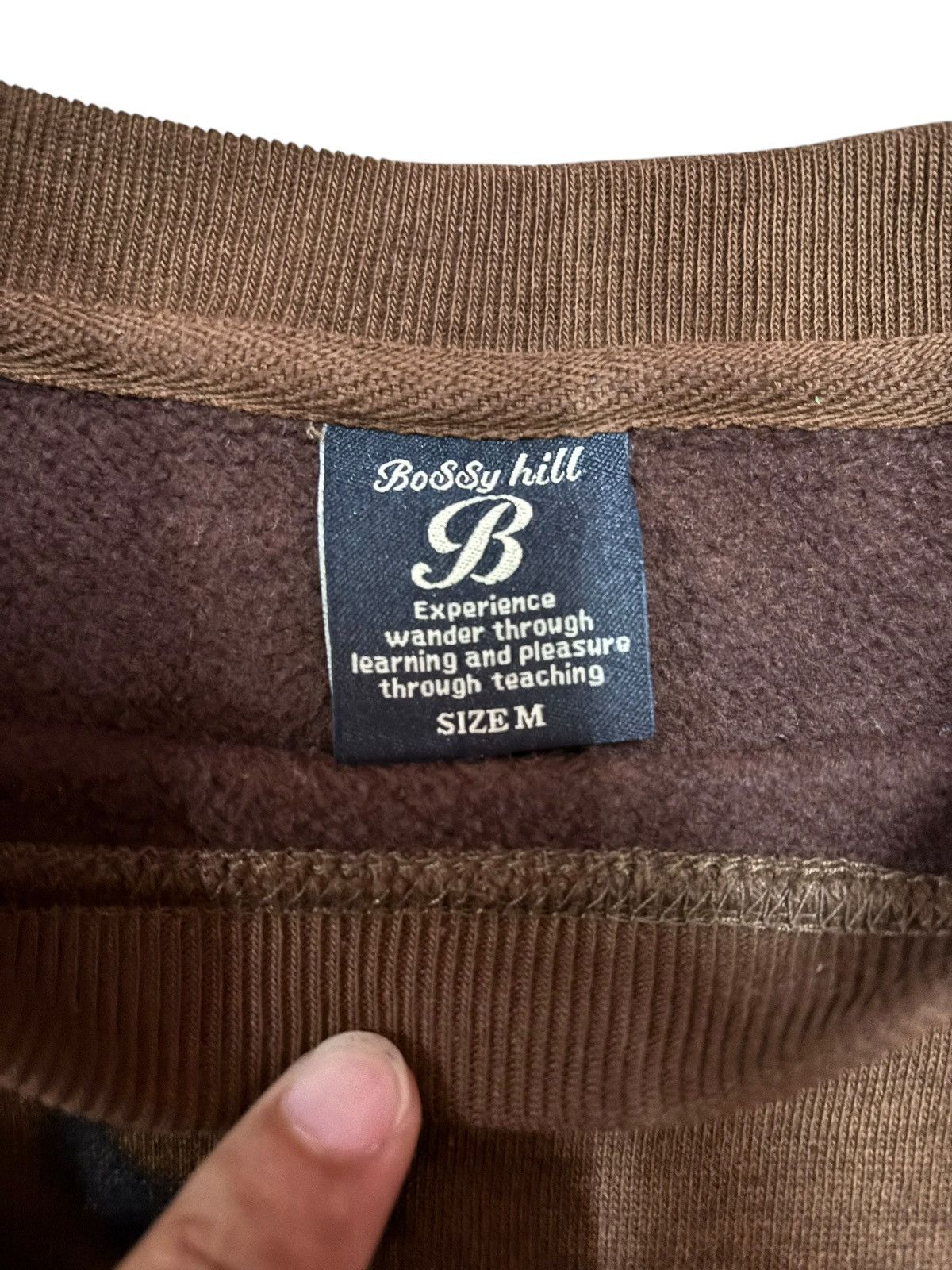 Japanese Brand × Vintage Vintage Bossy Hill Quotes Printed Sweatshirt Size US M / EU 48-50 / 2 - 9 Thumbnail