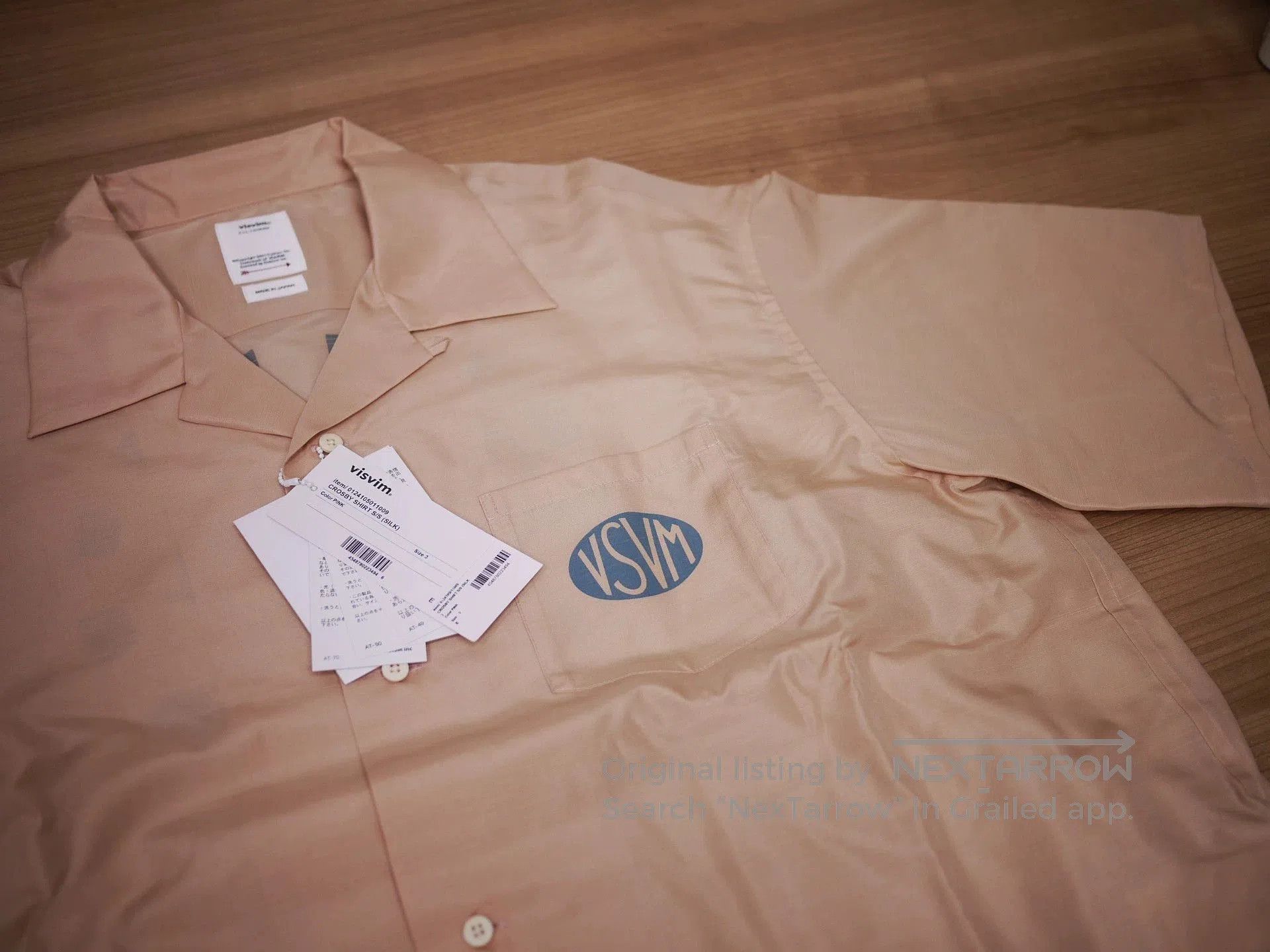 Visvim Orange Short-Sleeve Shirt Size L. Size US L / EU 52-54 / 3 - 3 Thumbnail