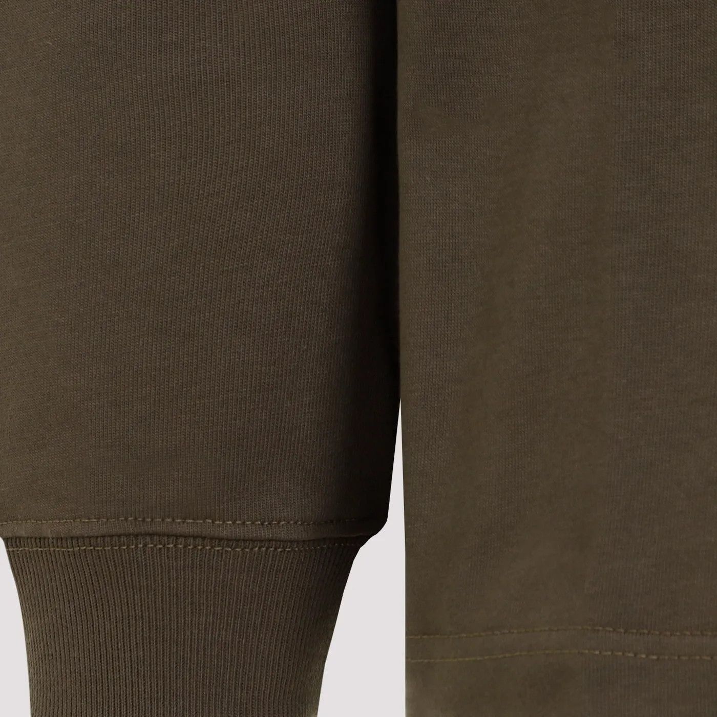 Bottega Veneta o1s1rm1125 Jersey Oversized Long Sleeve T-Shirt in Olive Size US L / EU 52-54 / 3 - 3 Thumbnail