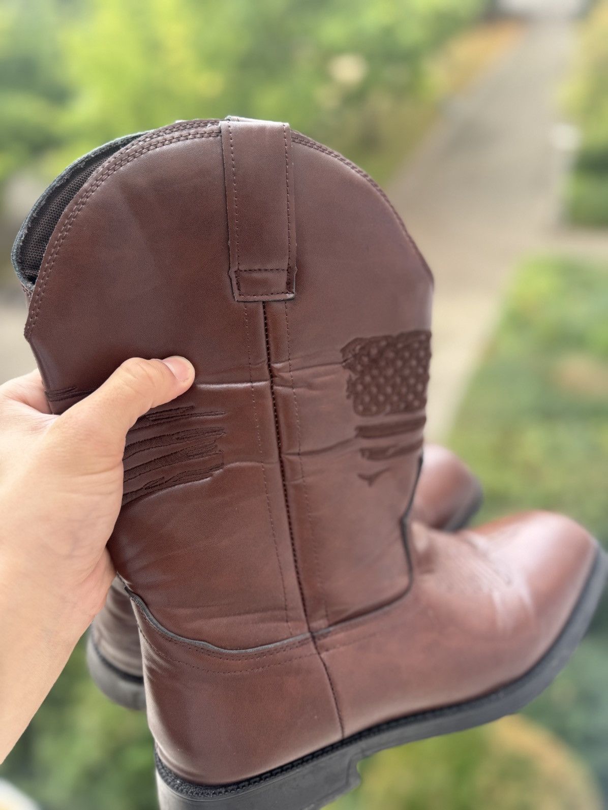 Other Leather Brown Cowboy Boots Avantgarde Streetwear Size US 13 / EU 46 - 2 Thumbnail