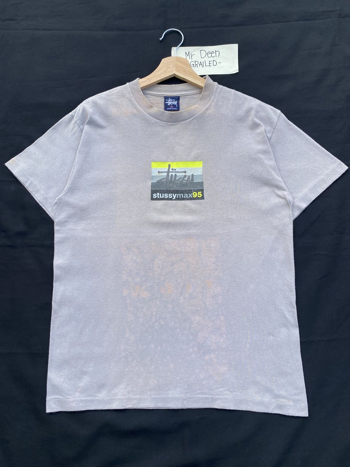 Stussy Rare Vintage STUSSY Max 95 Nike Airmax Tshirt Size US M / EU 48-50 / 2 - 2 Thumbnail
