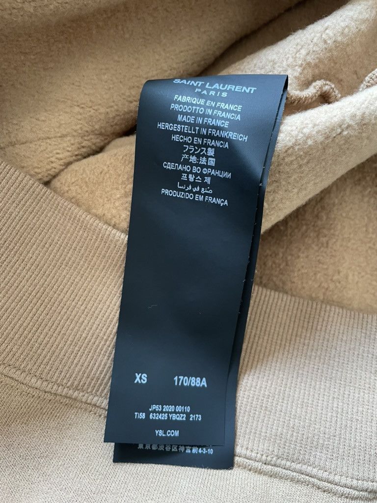 Saint Laurent Paris Saint Laurent Rive Gauche Hoodie Sand Size US XS / EU 42 / 0 - 10 Thumbnail