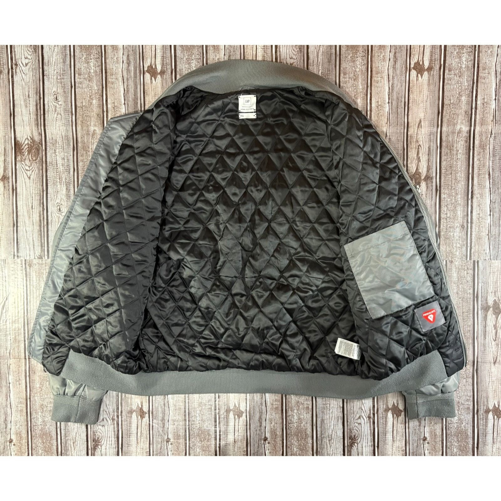 Gap John Elliott x Gap Bomber Flight Jacket Size M color Grey Size US M / EU 48-50 / 2 - 7 Thumbnail