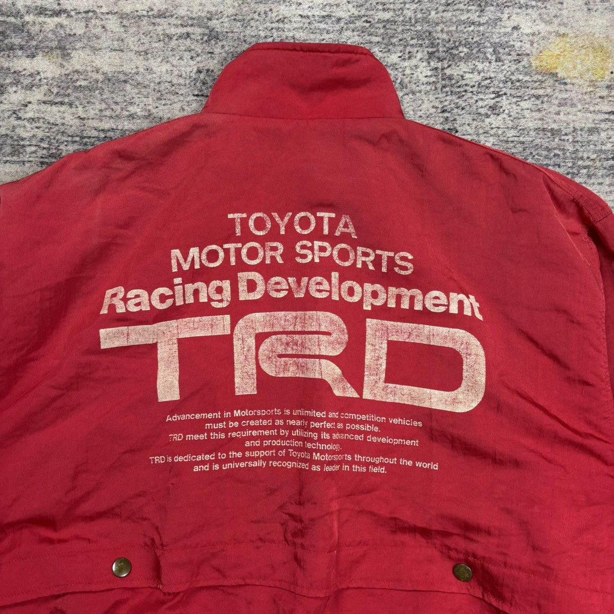 Vintage Vintage 90s Trd Toyota racing development bomber jacket Size US M / EU 48-50 / 2 - 5 Thumbnail