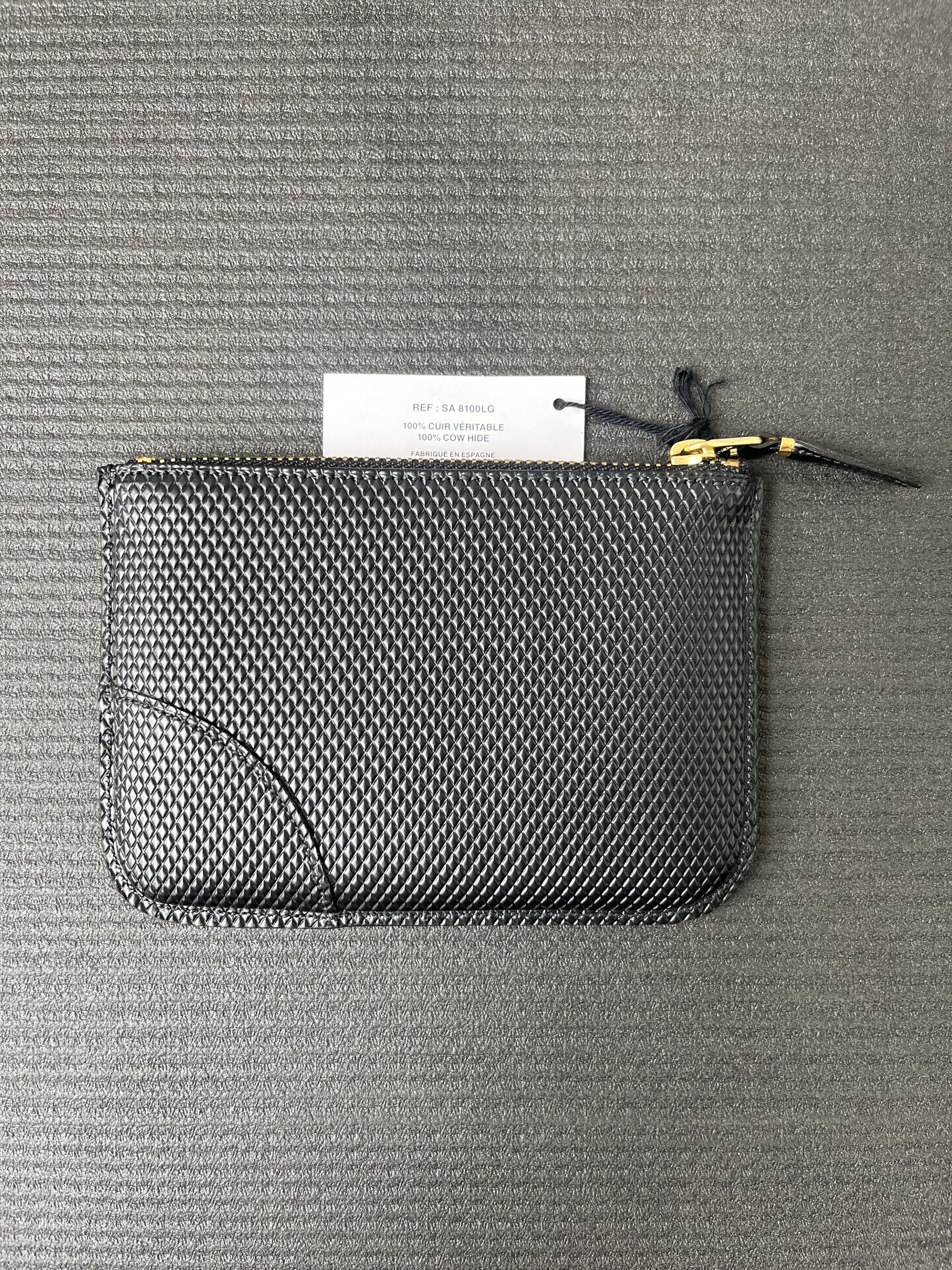 Comme des Garcons Comme des Garcons Luxury Leather Zip Pouch Wallet Size ONE SIZE - 3 Thumbnail