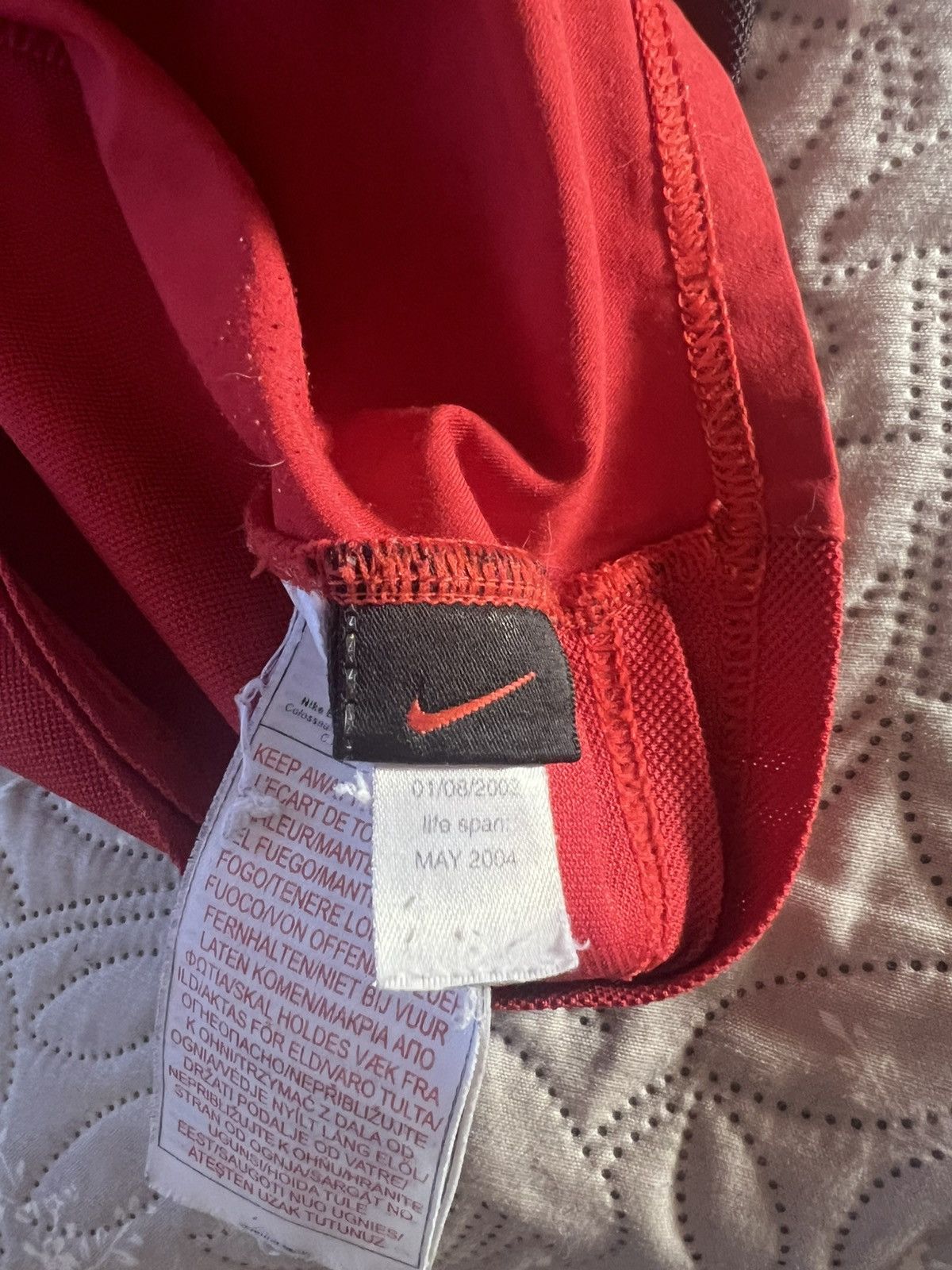 Nike Manchester United XS Jersey 02/04 Sponsor Defect Size US XS / EU 42 / 0 - 5 Thumbnail