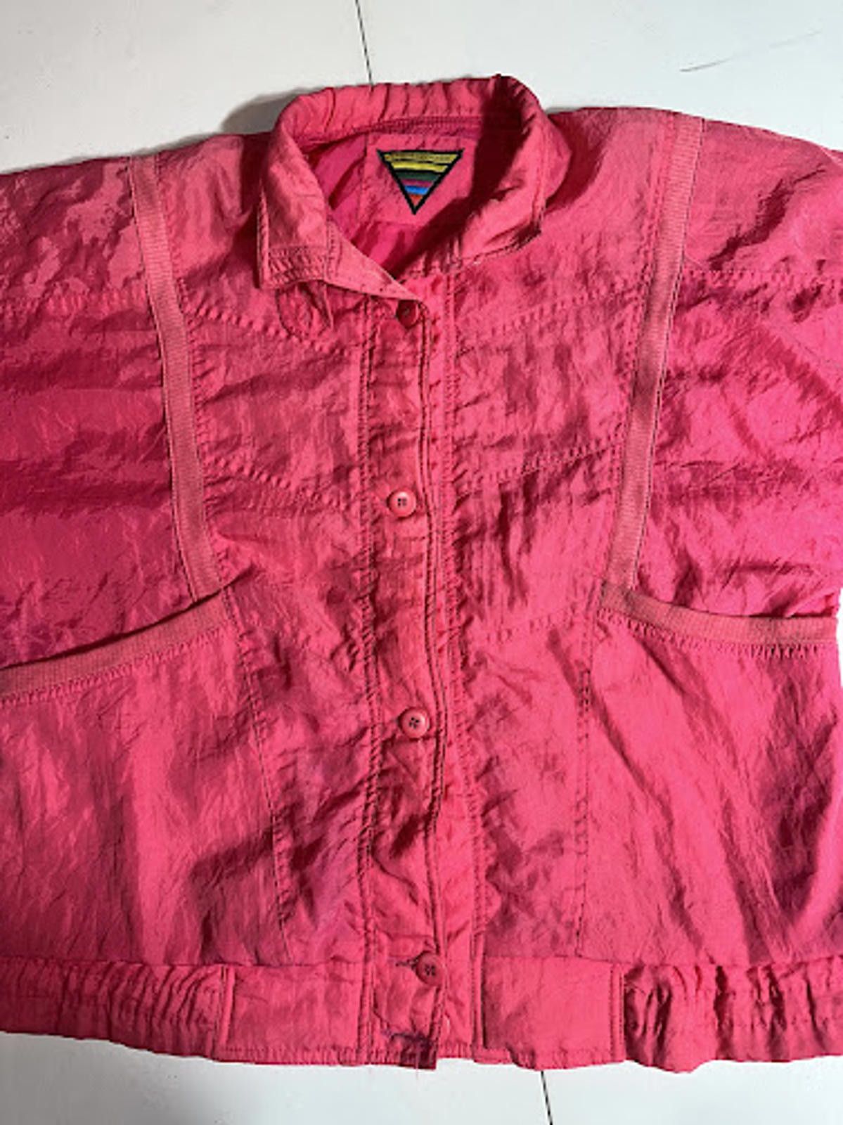 Other Vintage Crosswinds Pink Windbreaker Retro Logo Jacket L Size L / US 10 / IT 46 - 1 Thumbnail