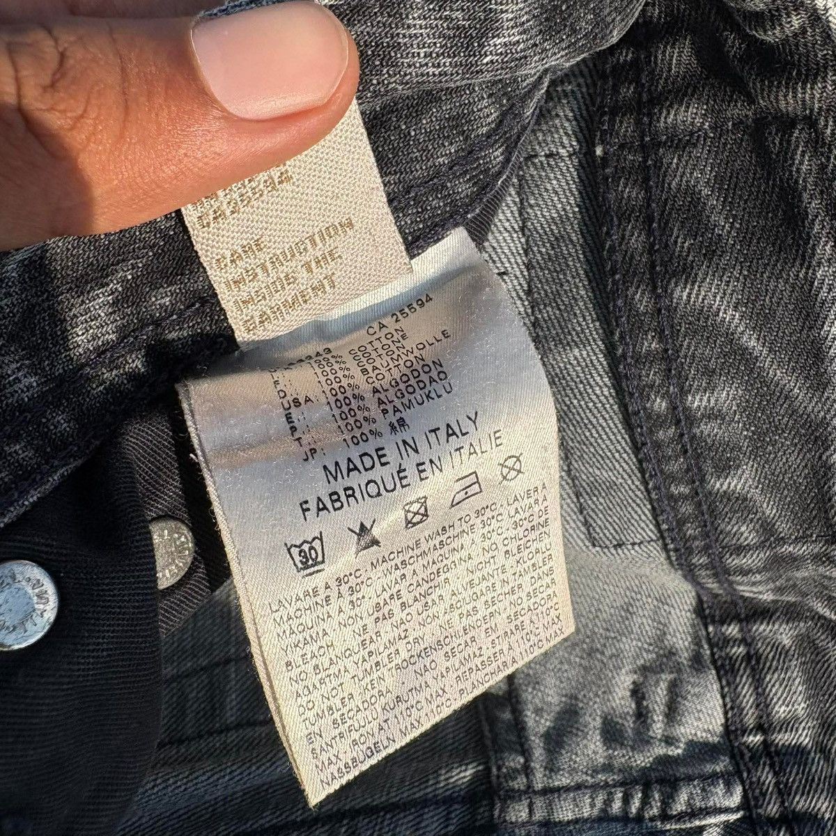 Diesel ❌SOLD❌Diesel Grey Distressed Denim Shorts Made in Italy Size US 30 / EU 46 - 7 Thumbnail