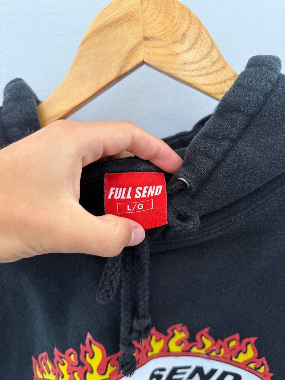Full Send Full Send Flame Hoodie Size US L / EU 52-54 / 3 - 5 Thumbnail