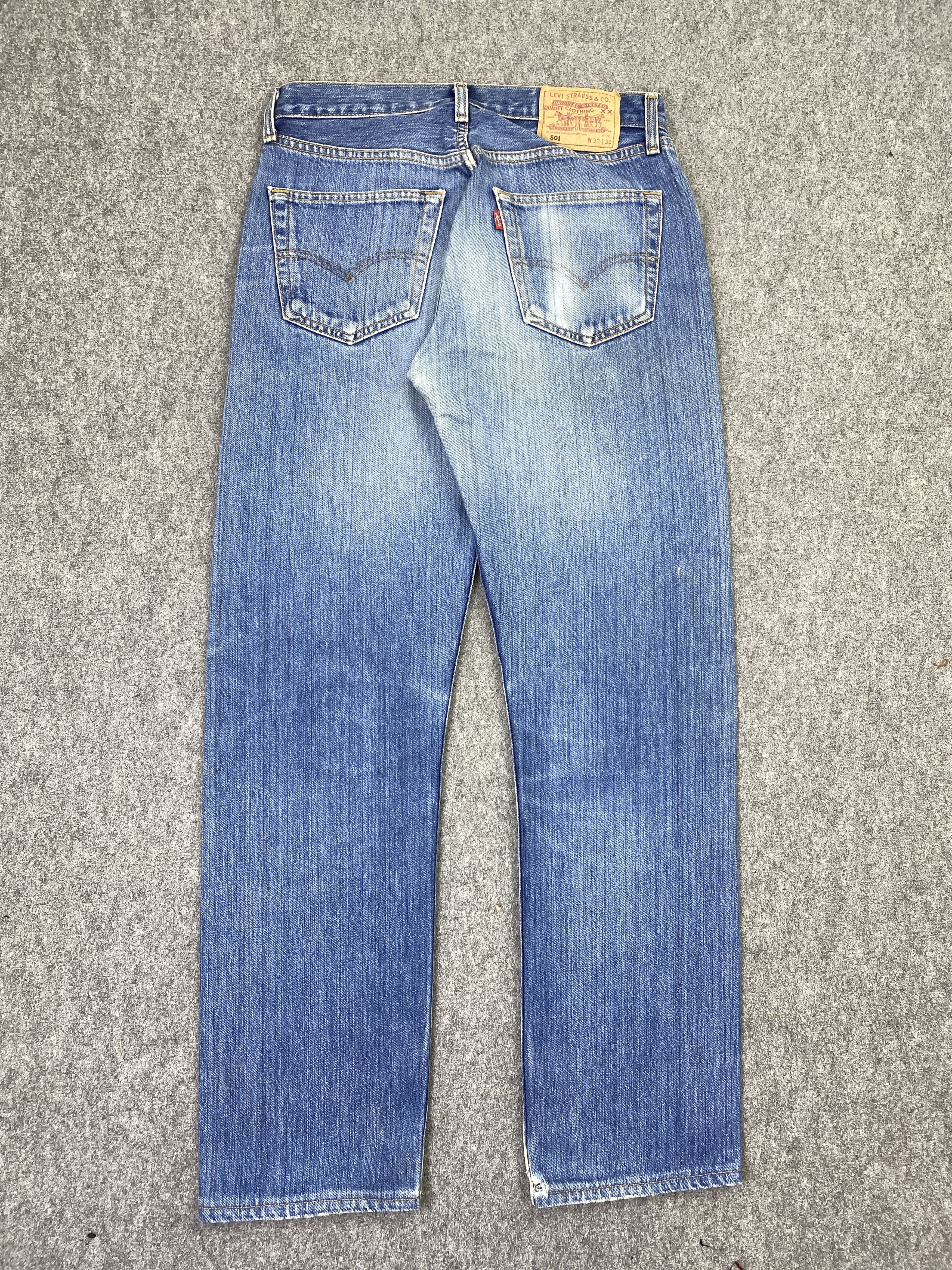 Levi's Vintage Levi's 501 Faded Blue Jeans DP2852 Size US 30 / EU 46 - 3 Thumbnail
