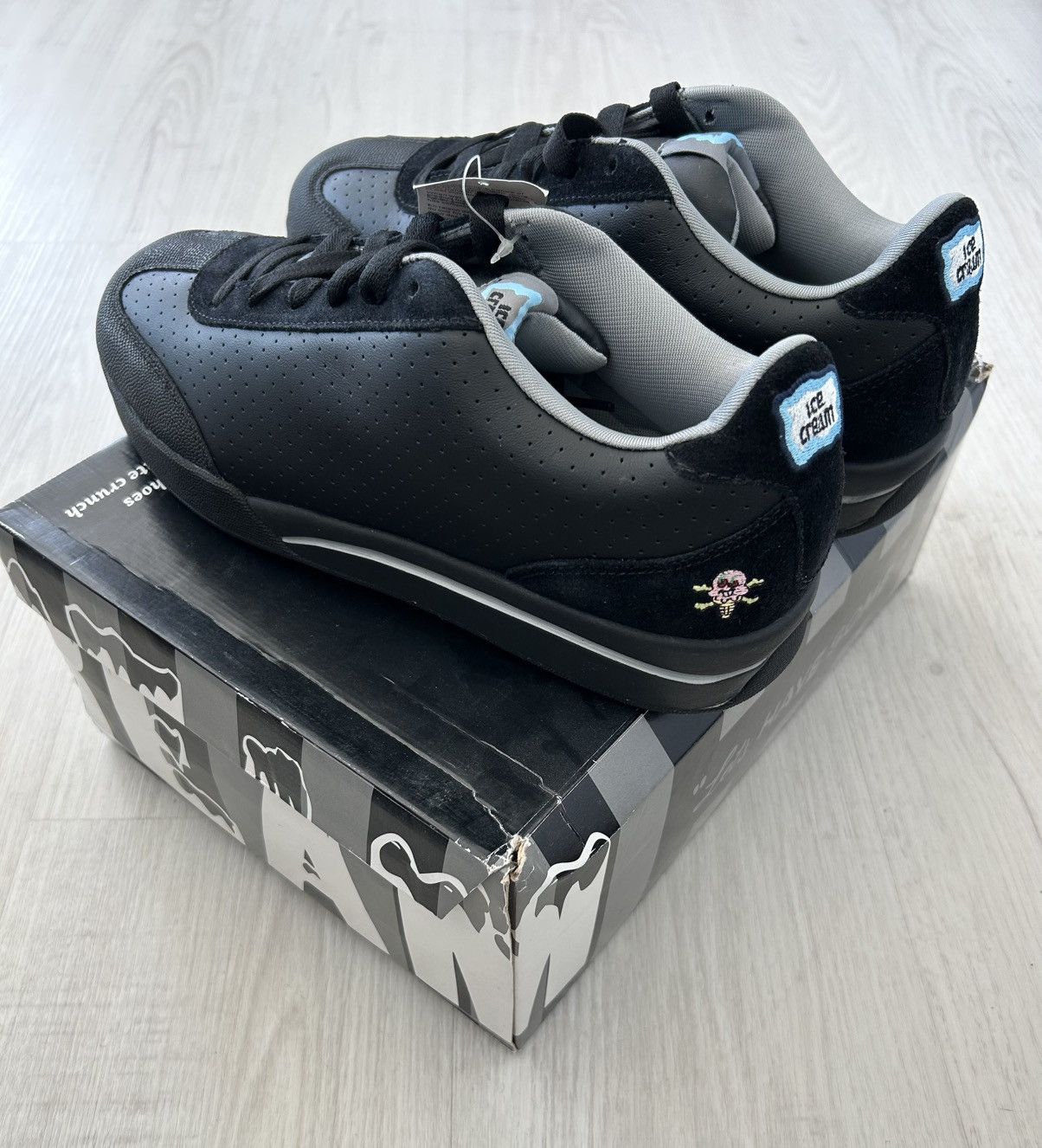 Kanye West Worn Blue Sock Shoe