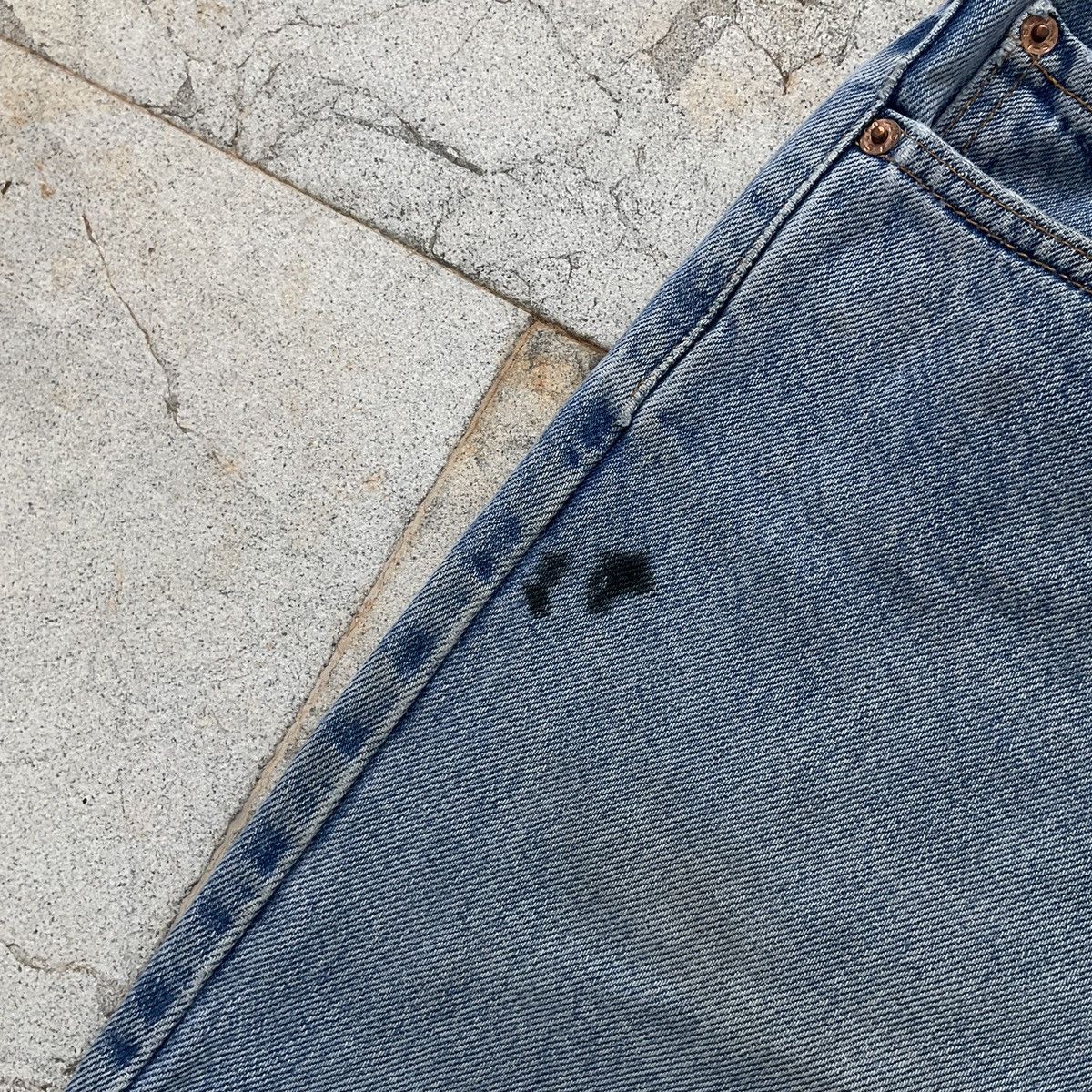 Levi's Vintage Distressed 90s Levi’s 550 Made In USA Denim Pants Size US 33 - 5 Thumbnail