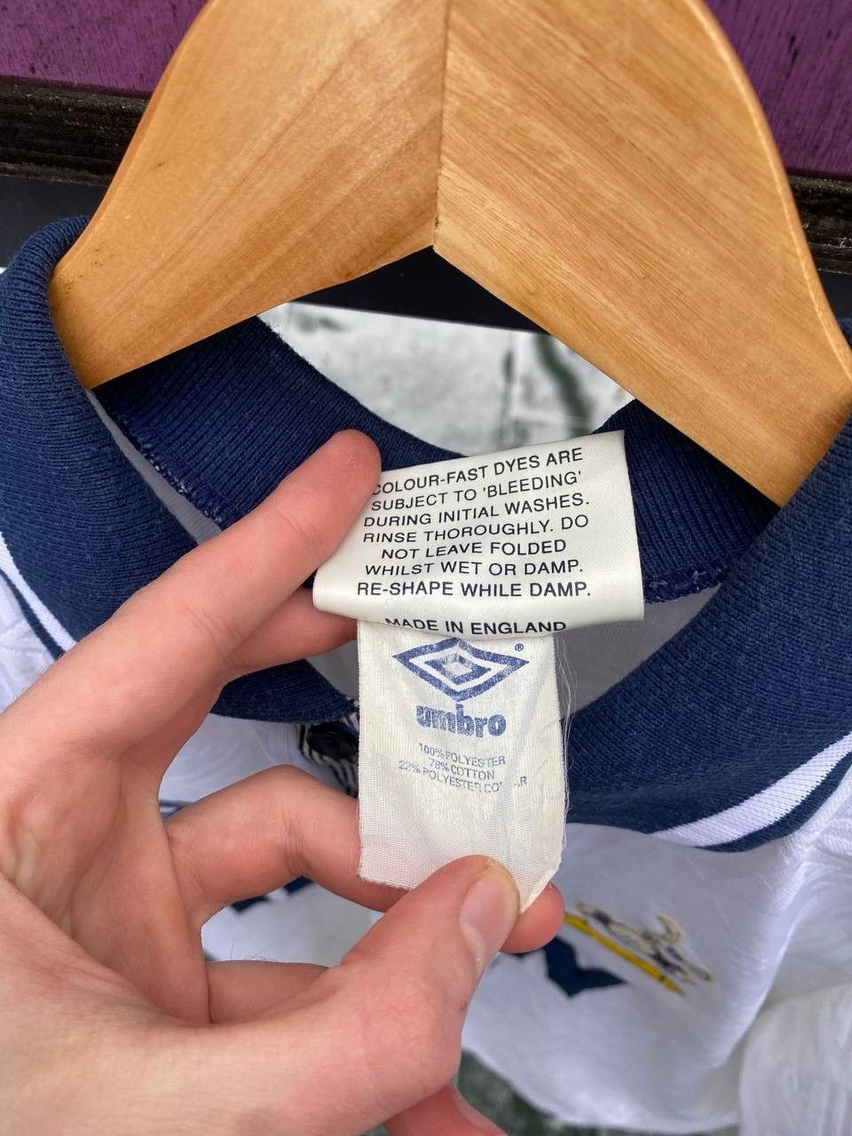 Umbro Tottenham Hotspur 1991 F.A cup final RETRO shirt Size US M / EU 48-50 / 2 - 9 Thumbnail