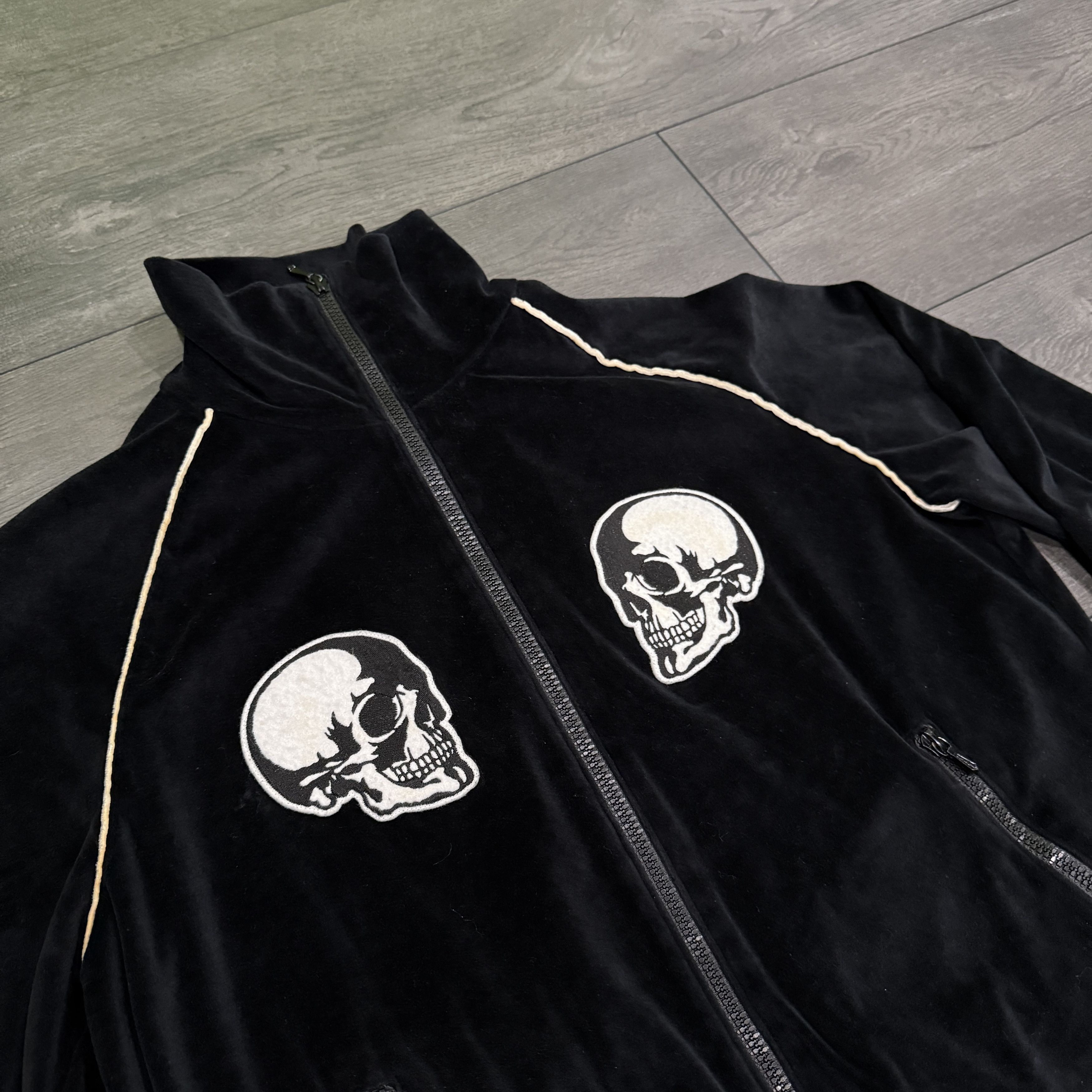 Number (N)ine Number (N)ine SS04 Skull Velour Jacket | Grailed