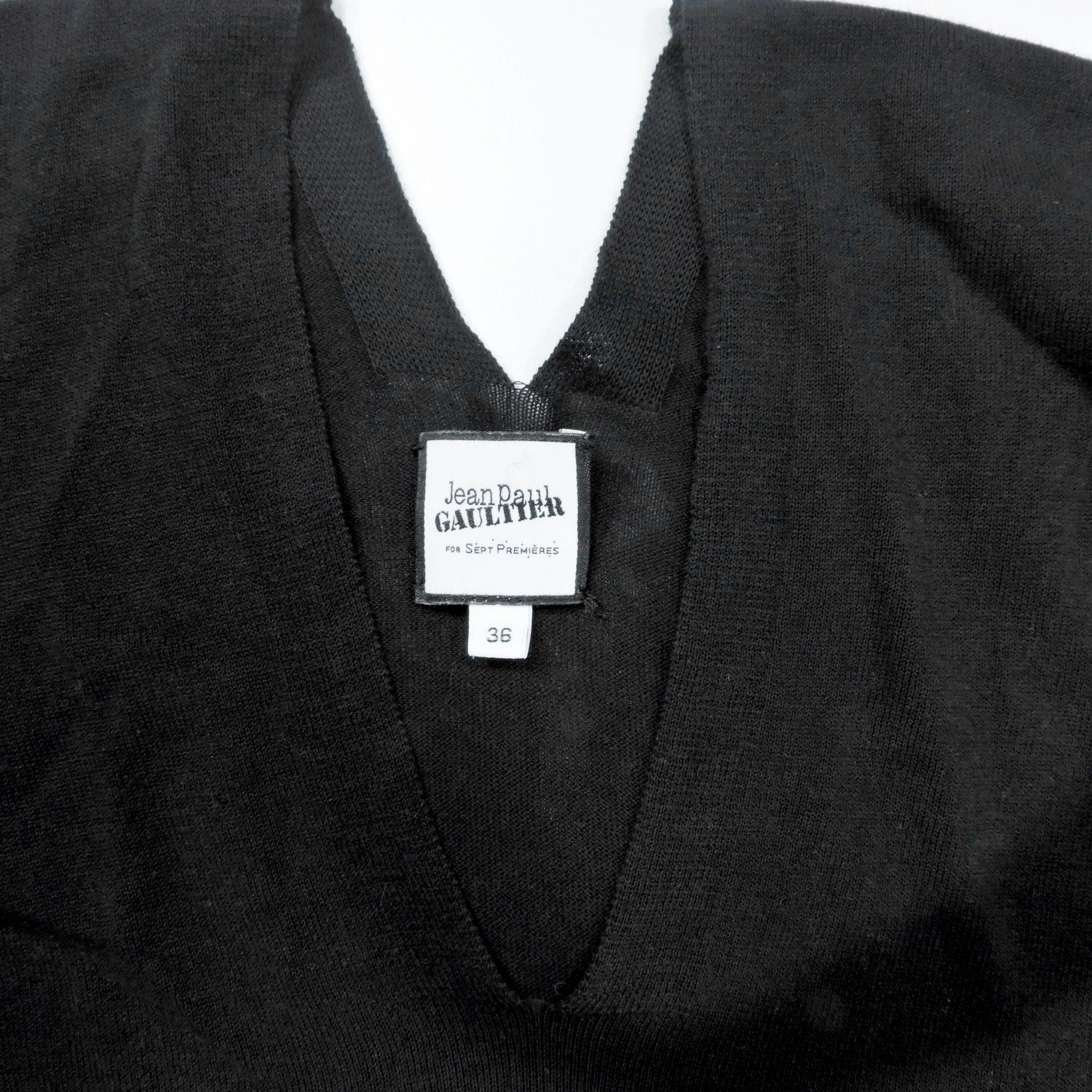 Jean Paul Gaultier JPG FOR SEPT PREMIERES ASYMMETRY CURVE LONG SLEEVE T-SHIRT Size XS / US 0-2 / IT 36-38 - 3 Thumbnail