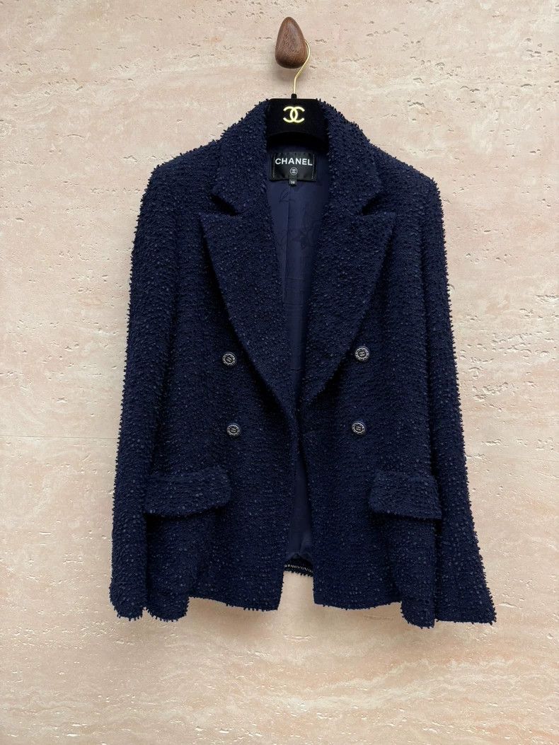 Chanel Chanel Navy blue coat Size XS / US 0-2 / IT 36-38 - 1 Thumbnail