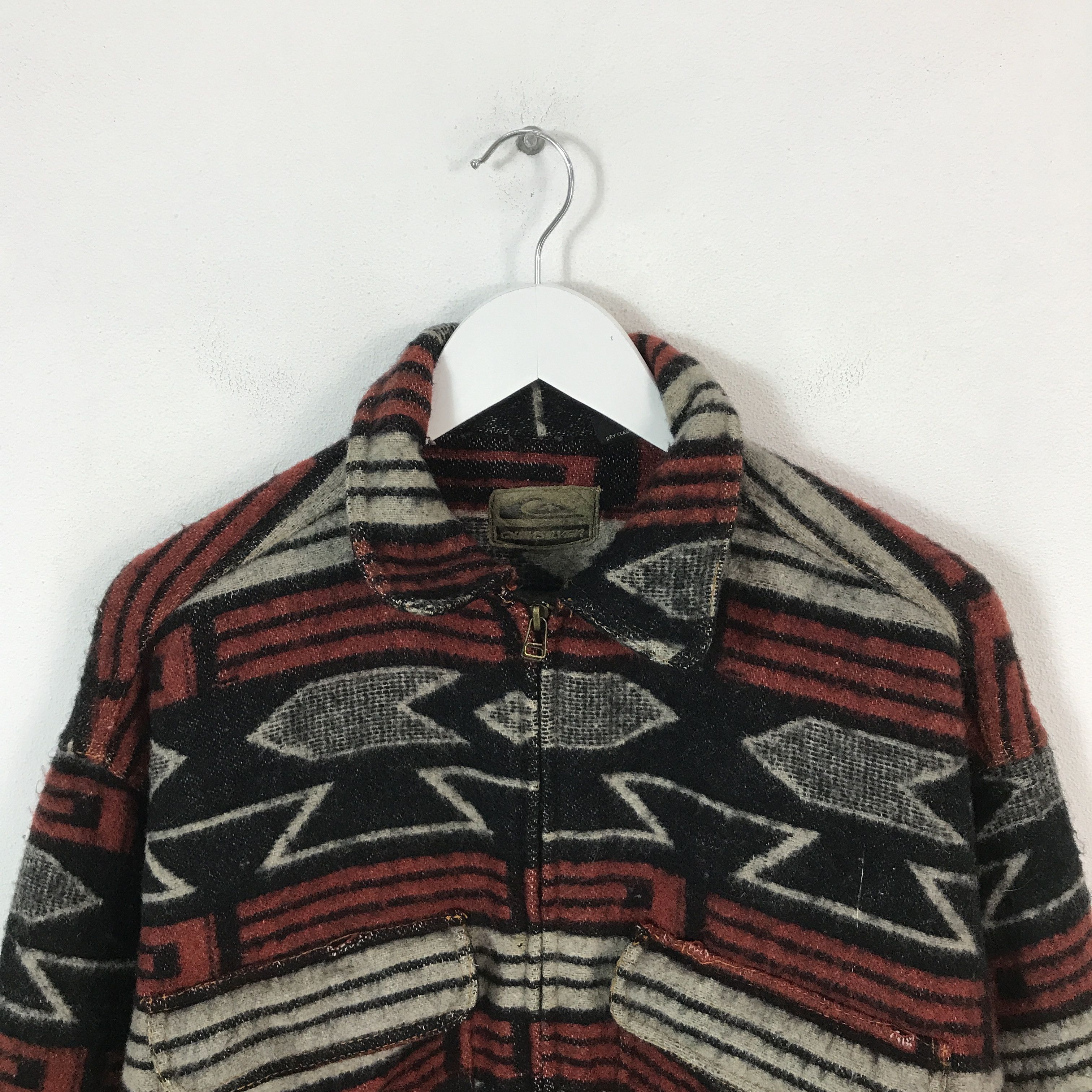 Quicksilver Vtg Quicksilver Navajo Wool Zip jacket Size US M / EU 48-50 / 2 - 2 Thumbnail