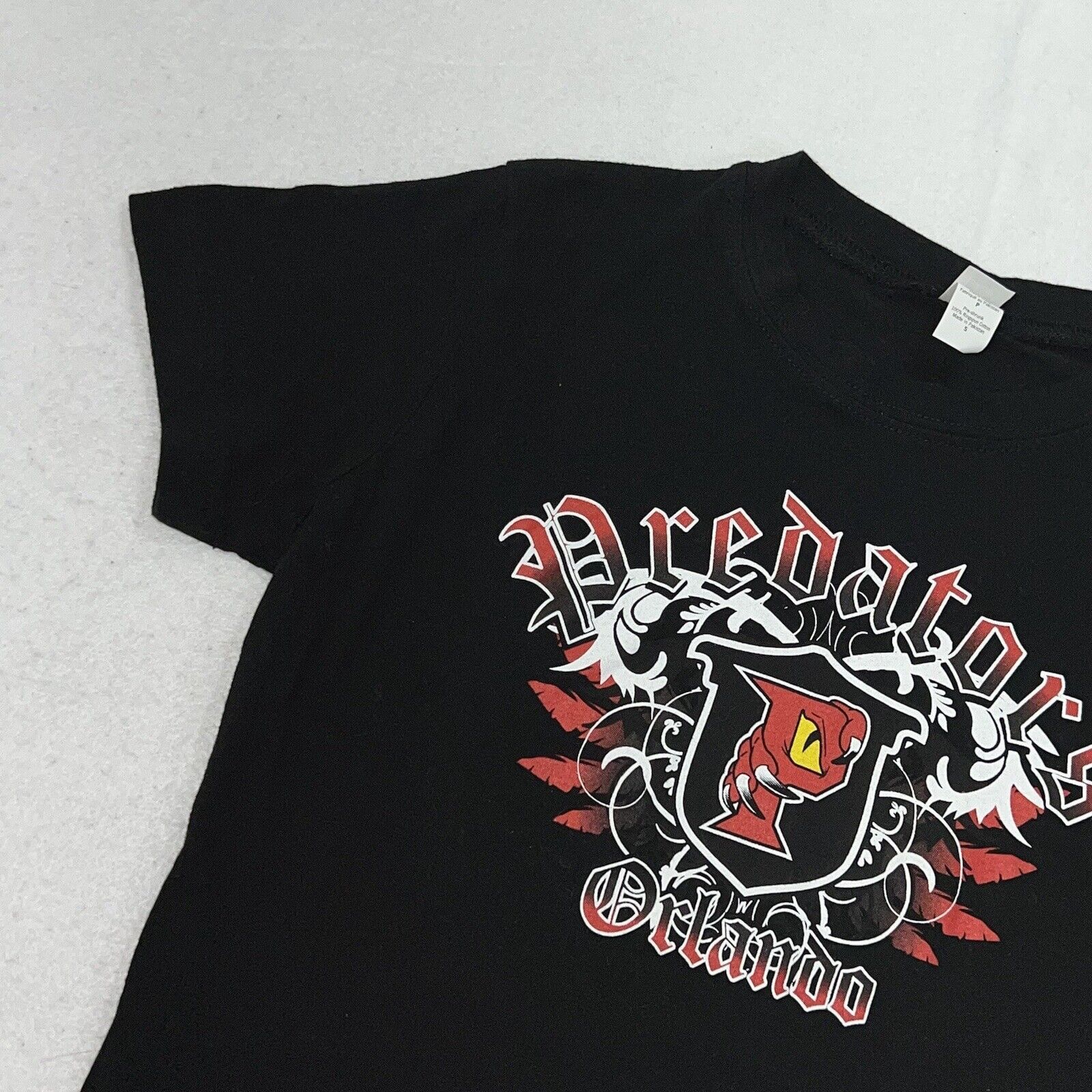 Tultex Orlando Predators Small Arena Football League AFL Black Tee Size S / US 4 / IT 40 - 5 Thumbnail