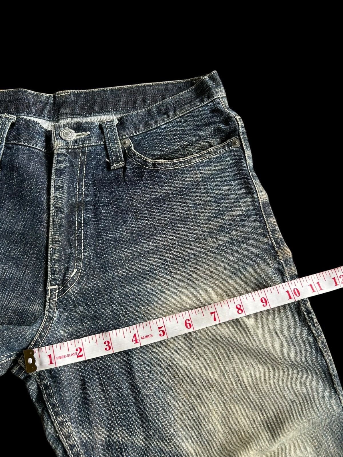 If Six Was Nine × Japanese Brand × Le Grande Bleu (L.G.B.) 🔥FLARE🔥 RUSTY MADE IN JAPAN Distressed Denim Size US 29 - 12 Thumbnail