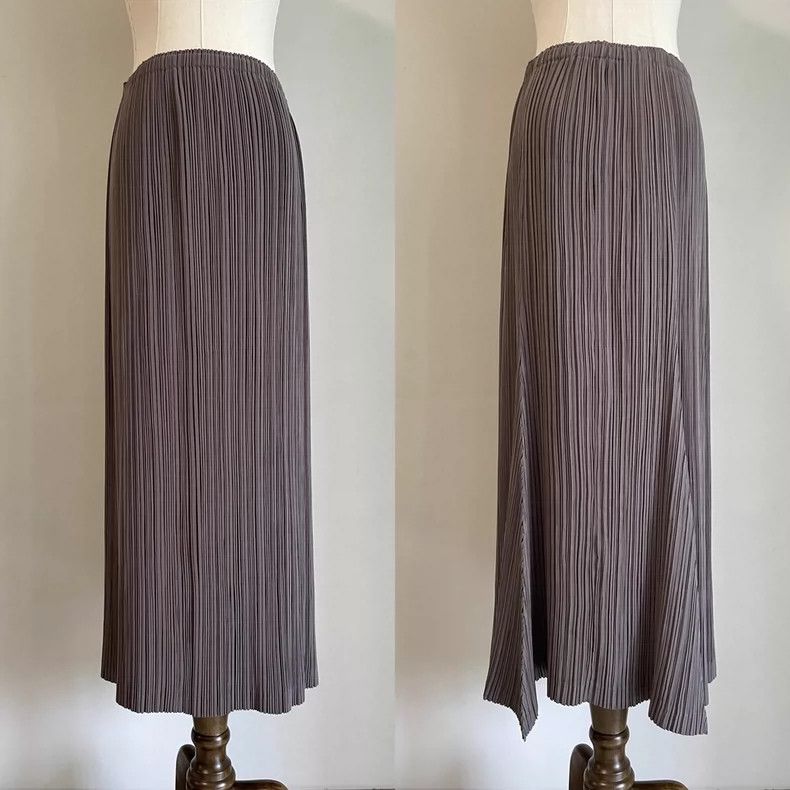 Issey Miyake Issey Miyake size:2 A dark grey shark fin pleated cardigan Size M / US 6-8 / IT 42-44 - 3 Thumbnail