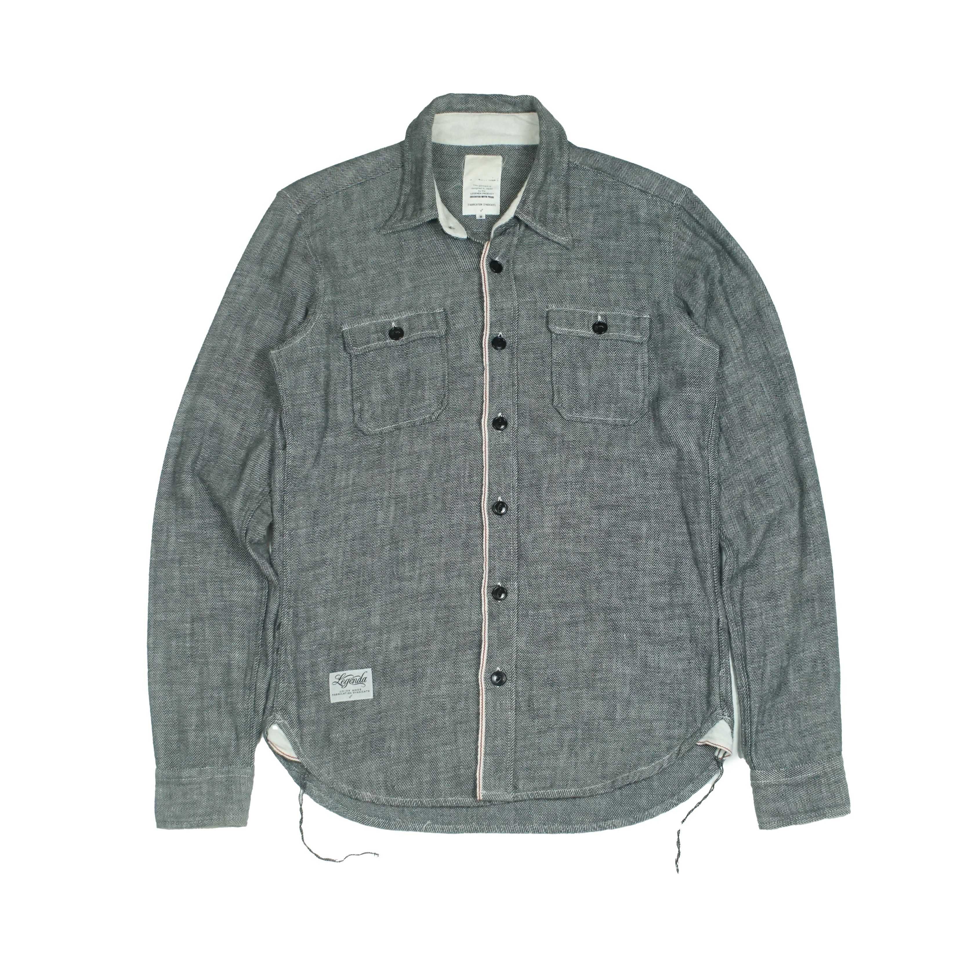 Japanese Brand *NoTariff Legenda Japan Selvedge Shirt Size US M / EU 48-50 / 2 - 1 Thumbnail