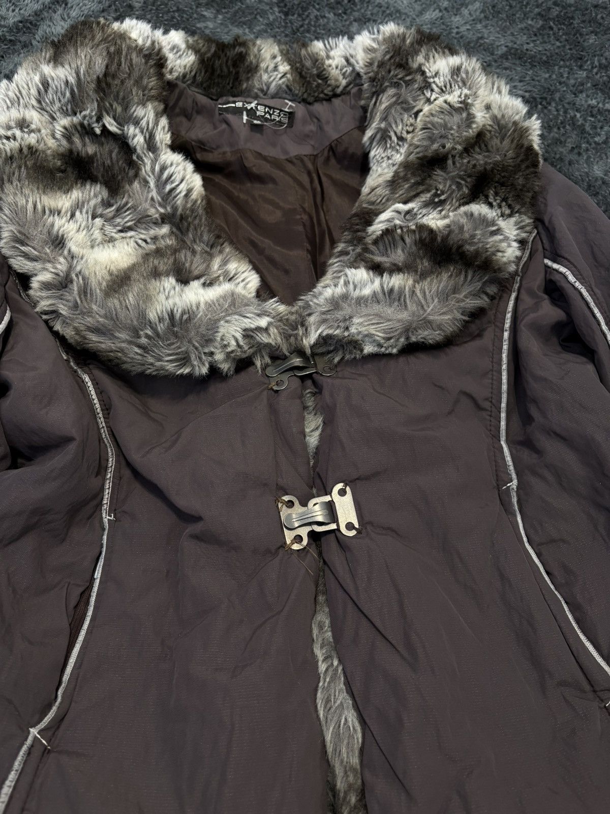 If Six Was Nine 00s If Six Was Nine LGB Style Faux Fur Jacket Size L / US 10 / IT 46 - 3 Thumbnail