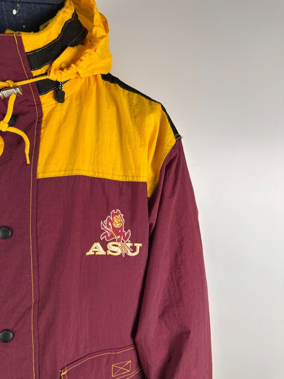 Champion Vintage Champion Arizona State Jacket Maroon Full-Zip Sz L Size US L / EU 52-54 / 3 - 2 Thumbnail