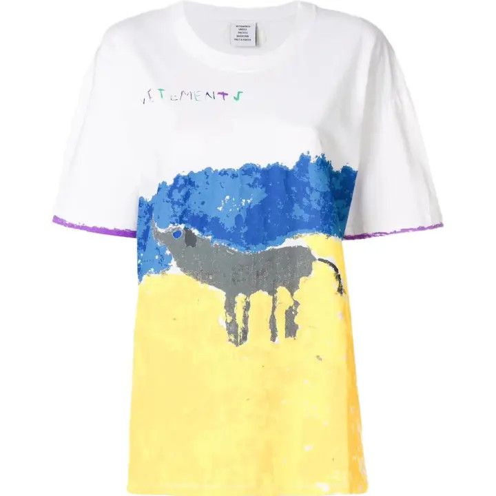 Vetements Vetements SS23 Colorful Printed T-Shirt for Women 0079 Size M / US 6-8 / IT 42-44 - 1 Thumbnail