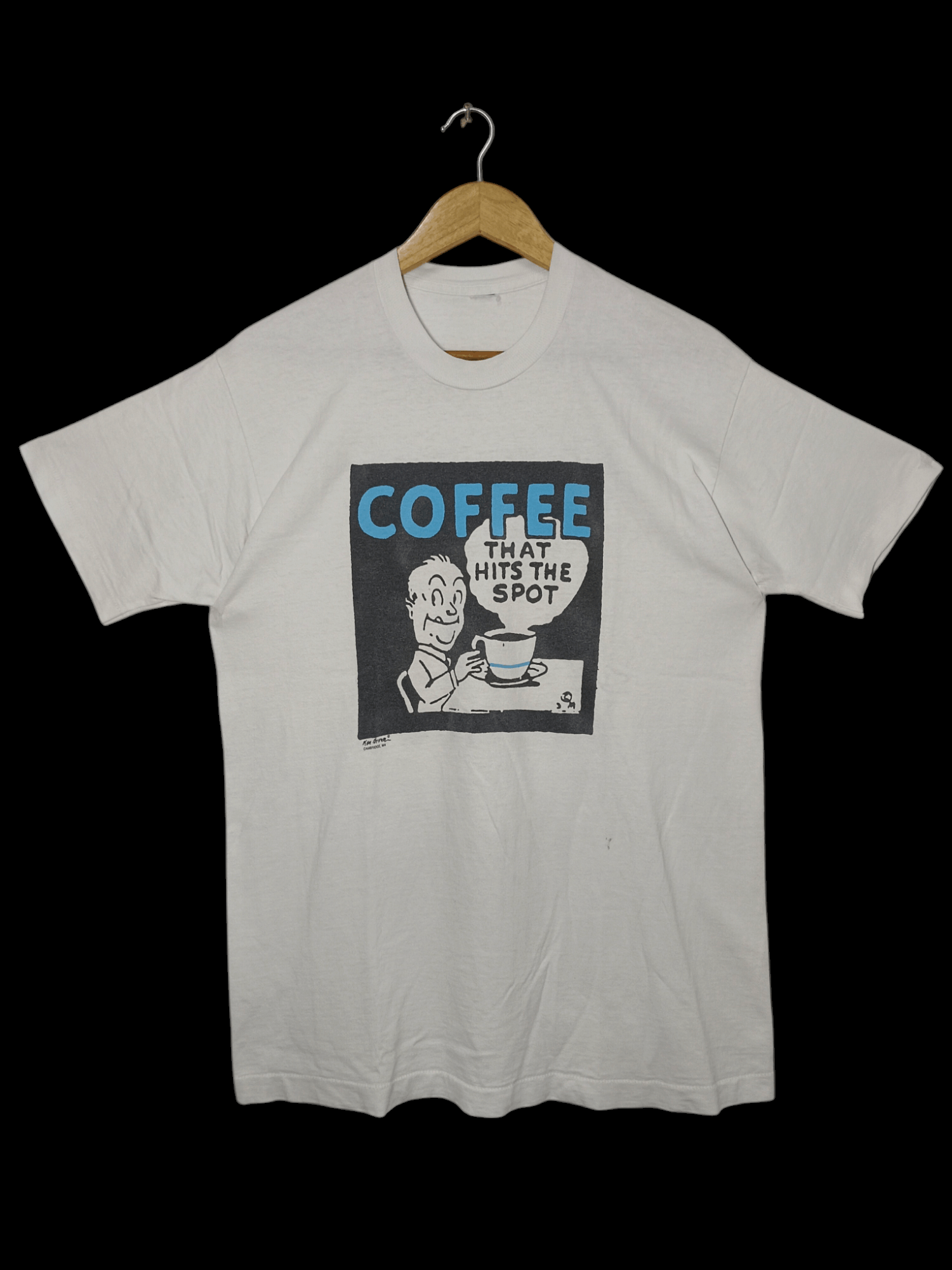 Cartoon Network × Vintage Vintage Ken Brown Coffee Hits the Spot T-shirt Size US M / EU 48-50 / 2 - 1 Thumbnail