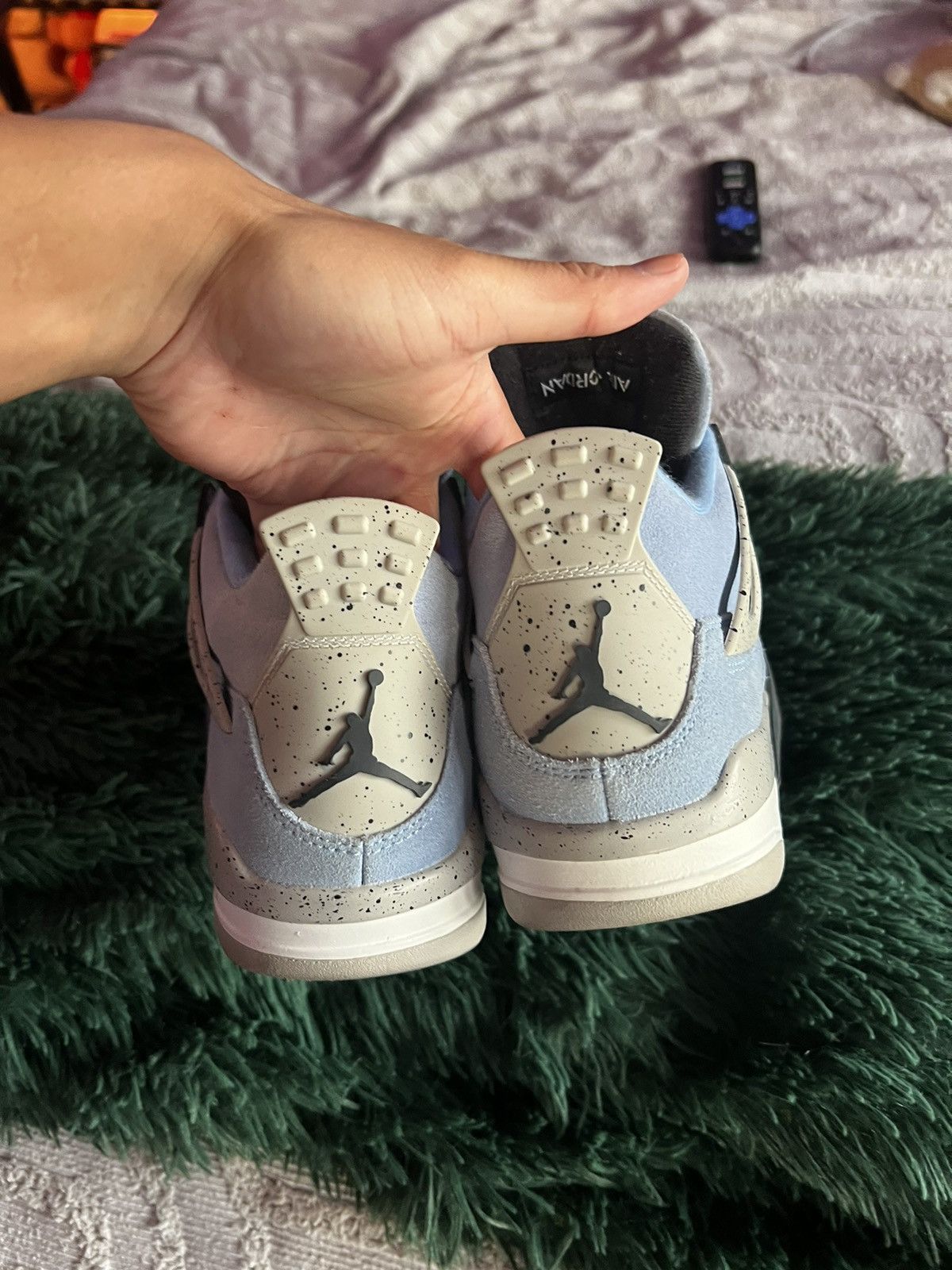 Jordan Brand × Nike Air Jordan 4 Retro ‘University Blue’ Size 8.5 Size US 8.5 / EU 41-42 - 3 Thumbnail