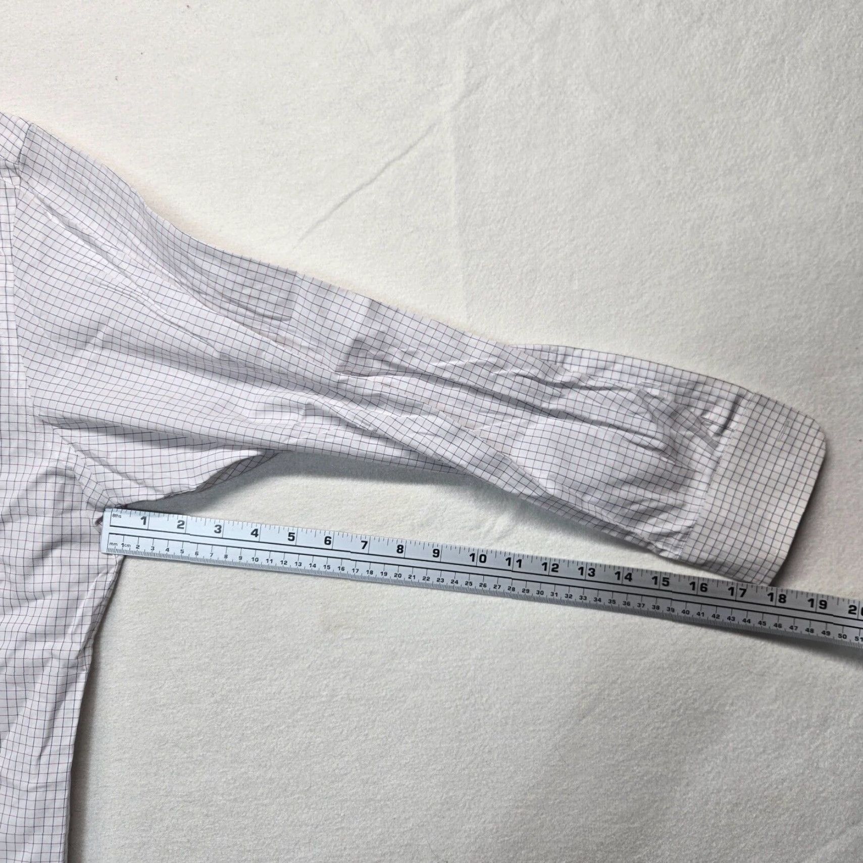 Jos. A. Bank VINTAGE Jos A. Bank White Dress Shirt Men 16 33 Long Sleeve Button-Up Cotton Casual Formal Size 42R - 5 Thumbnail