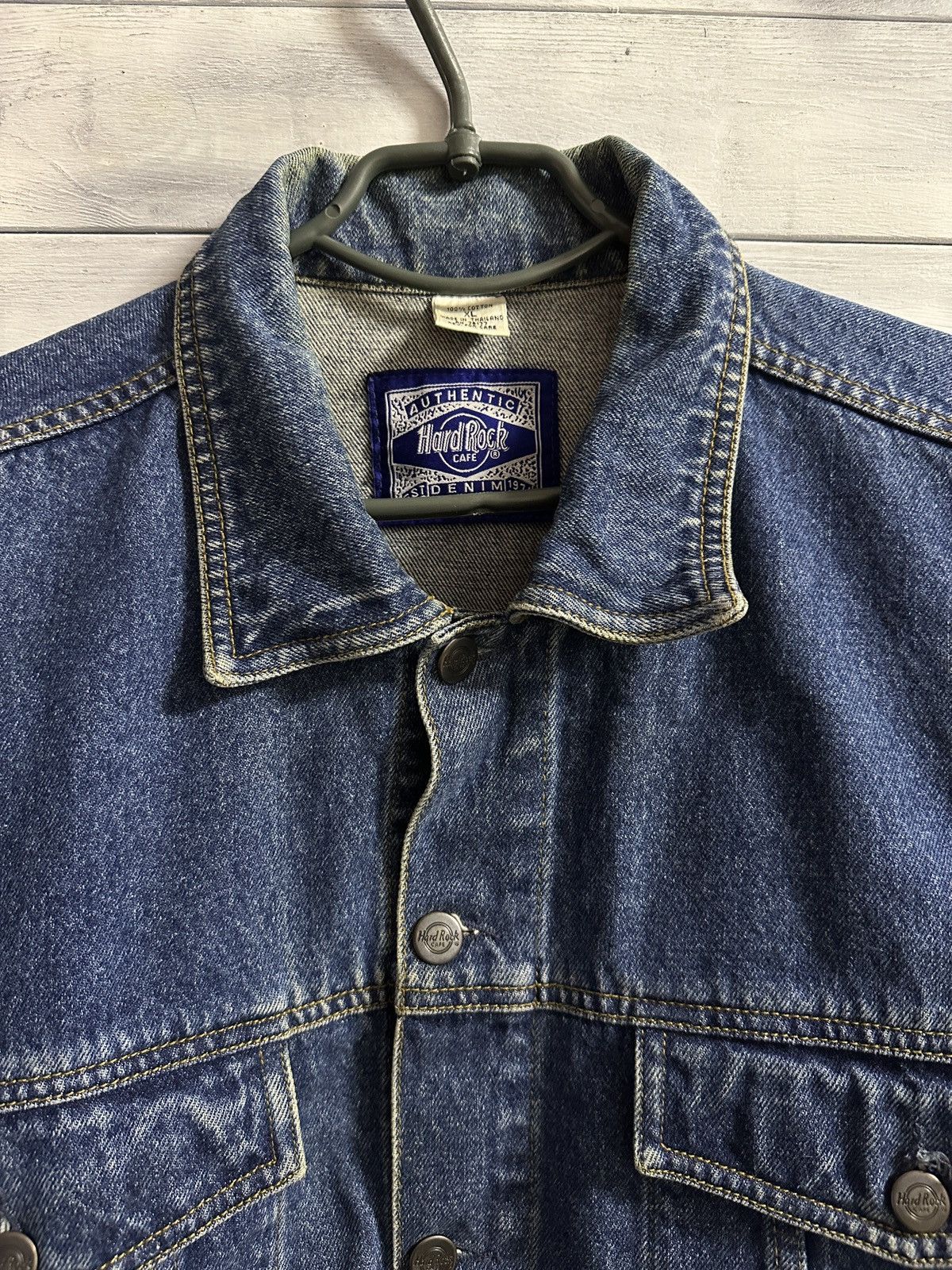 Hard Rock Cafe Very Rare Vintage Jacket Hard Rock Cafe New York Size US XL / EU 56 / 4 - 7 Thumbnail