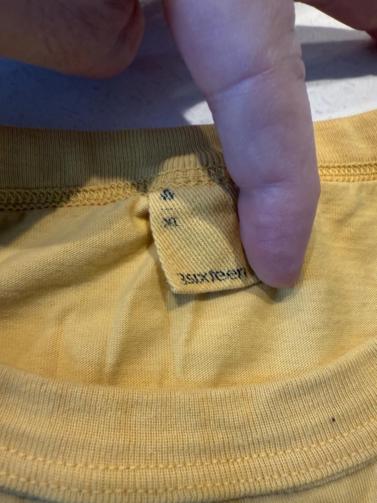 Designer 3sixteen x Blamo! Podcast Collab Pocket T-Shirt – XL –Yellow Size US XL / EU 56 / 4 - 3 Thumbnail