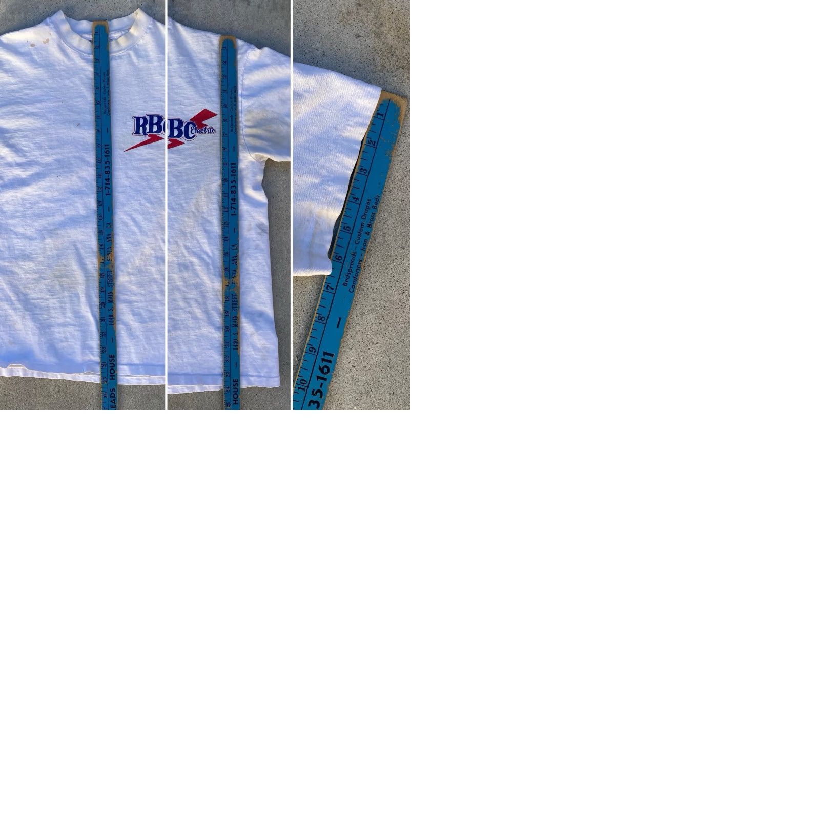 Hanes VINTAGE Hanes T-Shirt White Men L Graphic Print Blown Flatbottom Drag Boat 1980s Wasted Nights RBC Electric Size US L / EU 52-54 / 3 - 12 Thumbnail