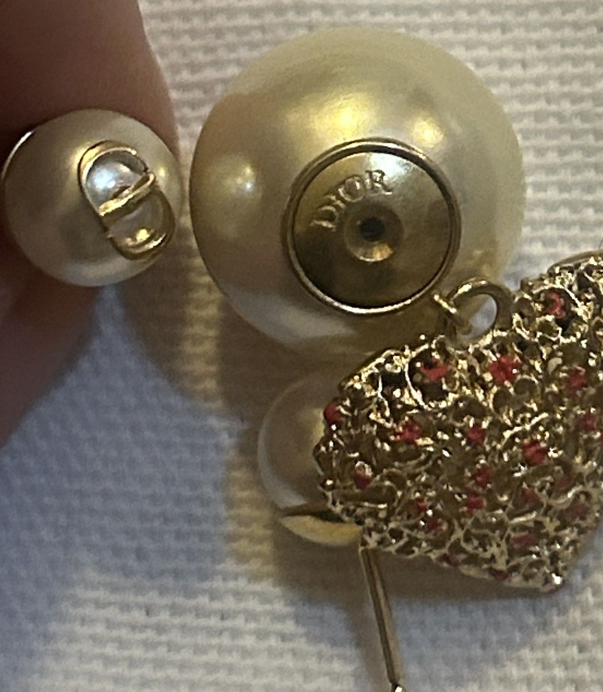 Dior Dior DIORAMOUR DIOR TRIBALES EARRINGS Gold-Finish Metal Size ONE SIZE - 5 Thumbnail