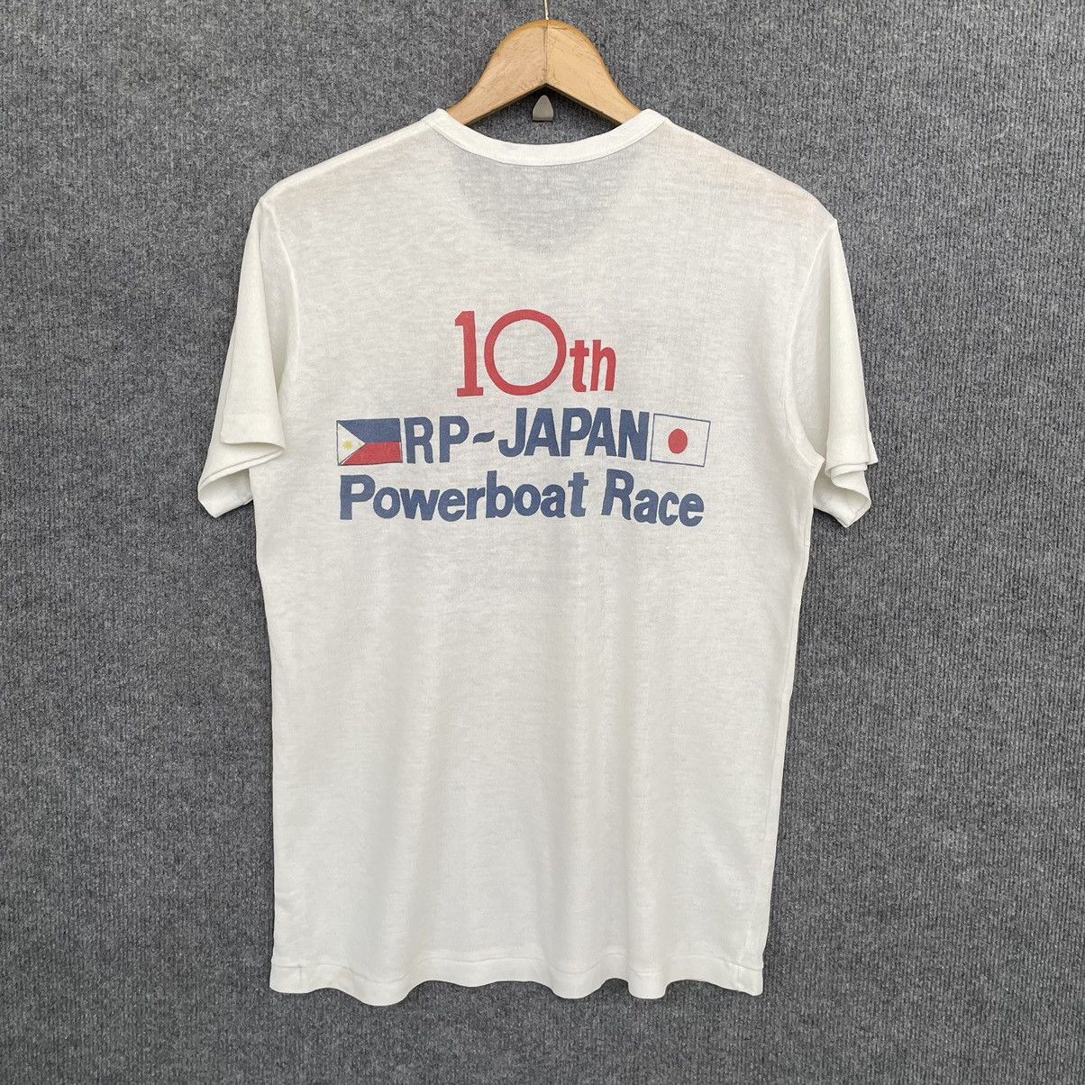 Japanese Brand × Vintage Vintage 90s Powerboat Race Promo T Shirt Size US S / EU 44-46 / 1 - 5 Thumbnail