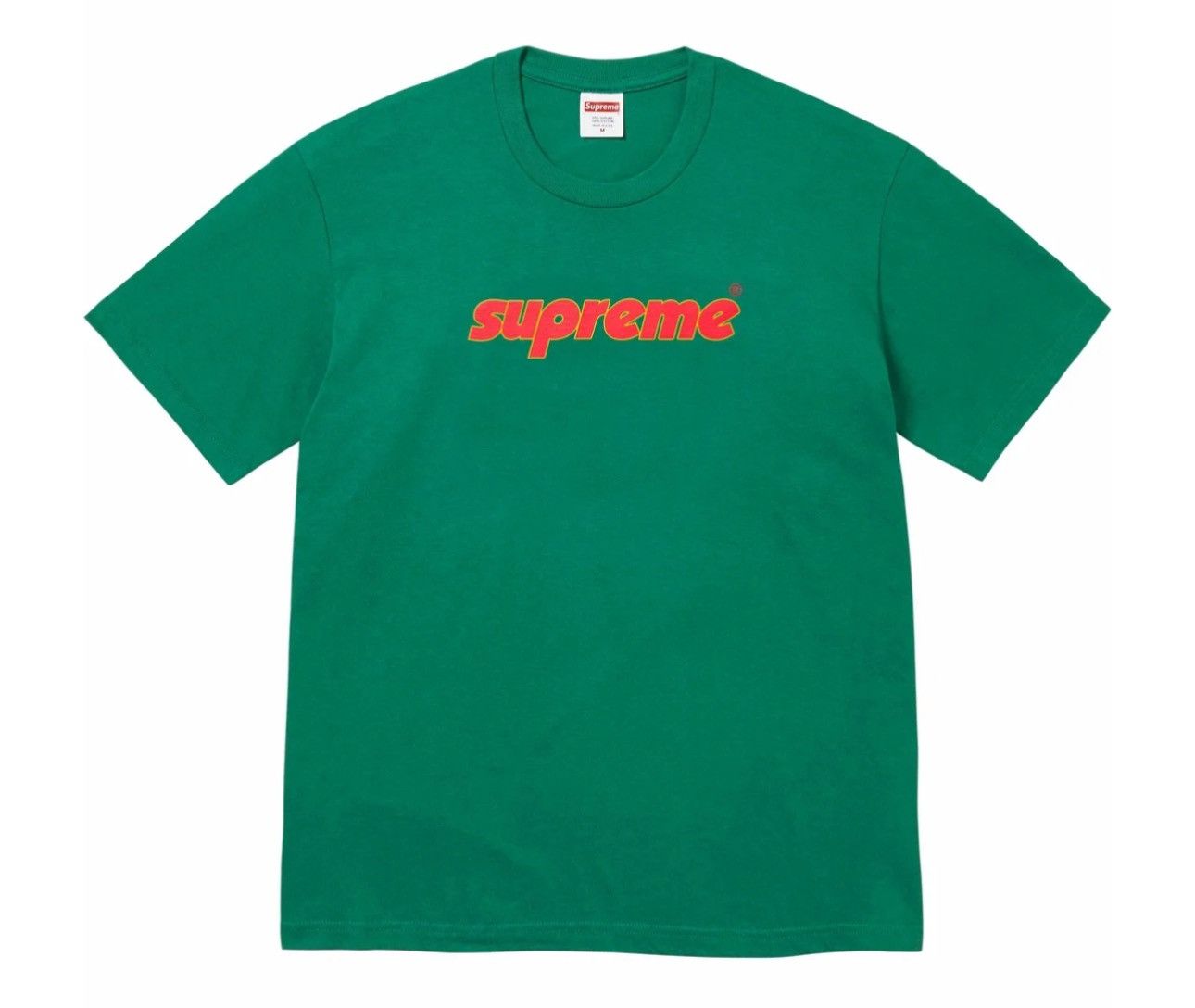 Image of Supreme Pinline Tee in Green, Men's (Size 2XL)