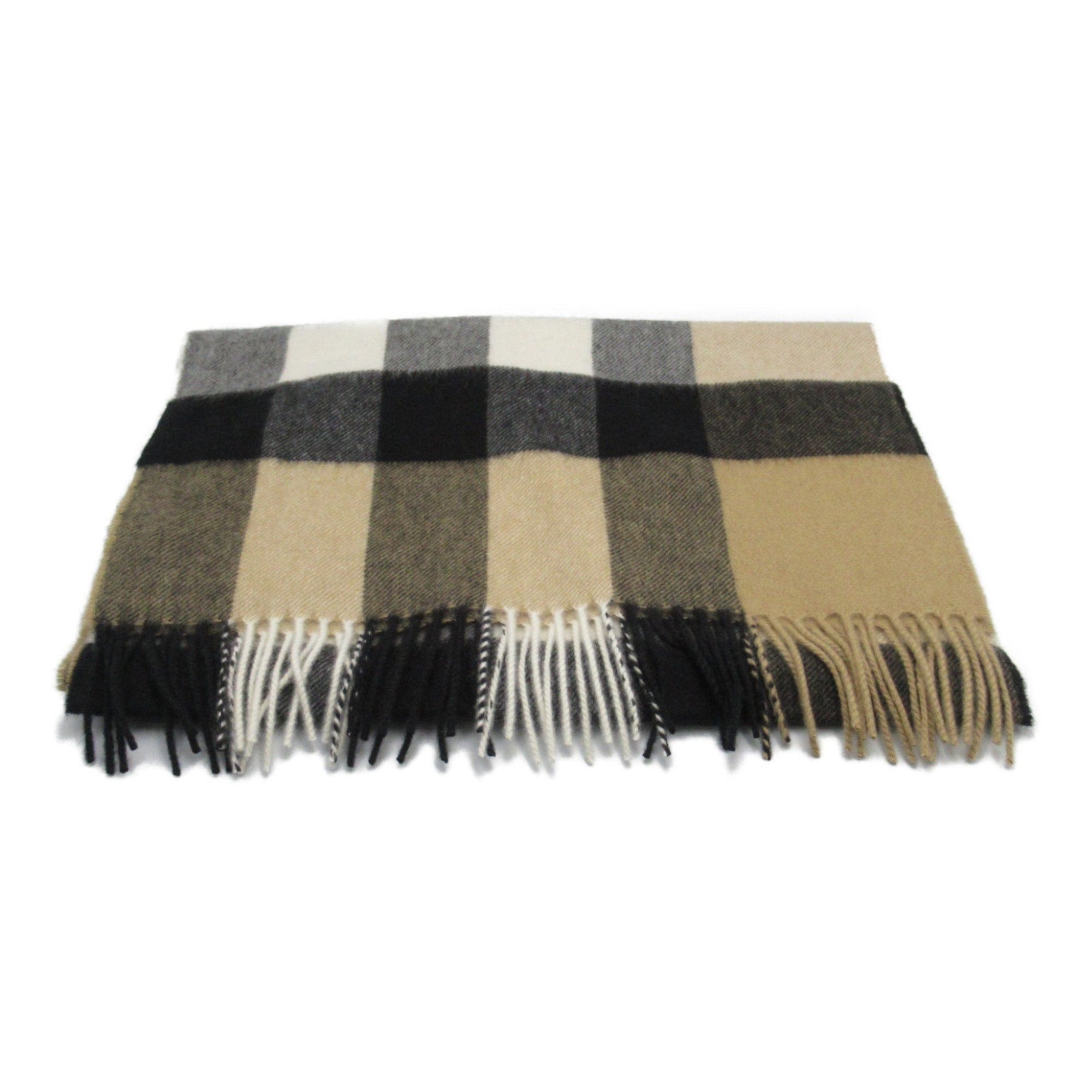 image of Burberry Scarf Beige Cashmere 8077890 in White, Women's